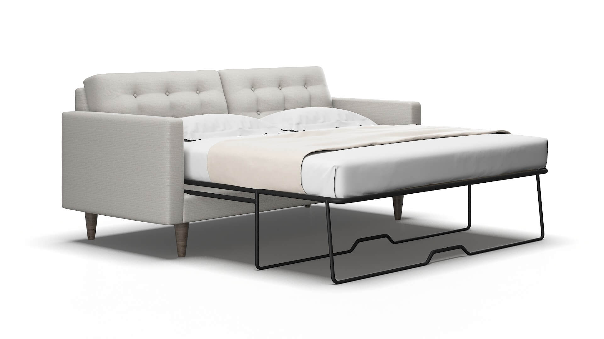 Turin Redondo stone Sofa sleeper Espresso Legs  2