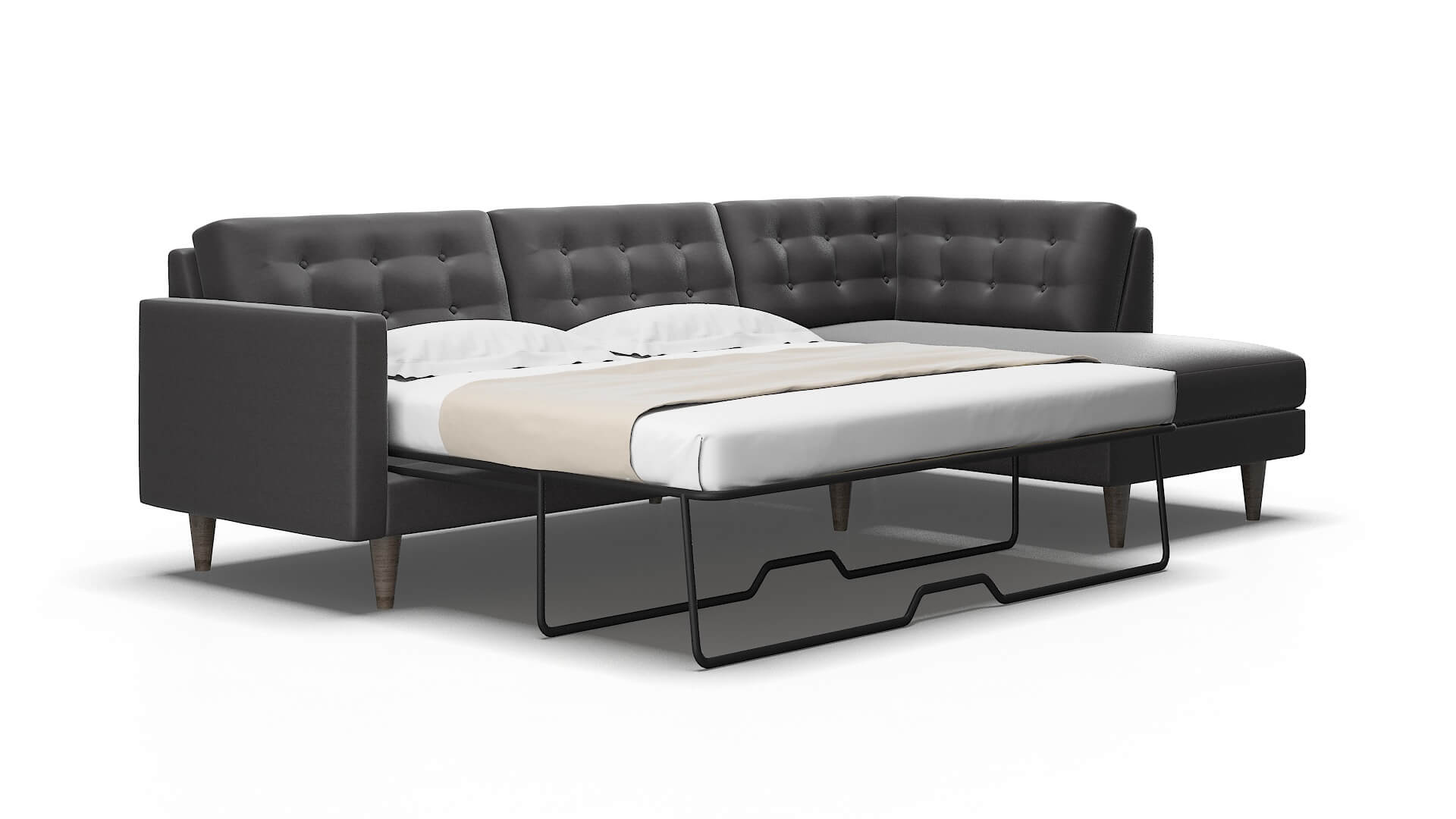 Turin Royale eclipse Panel sleeper Espresso Legs  2