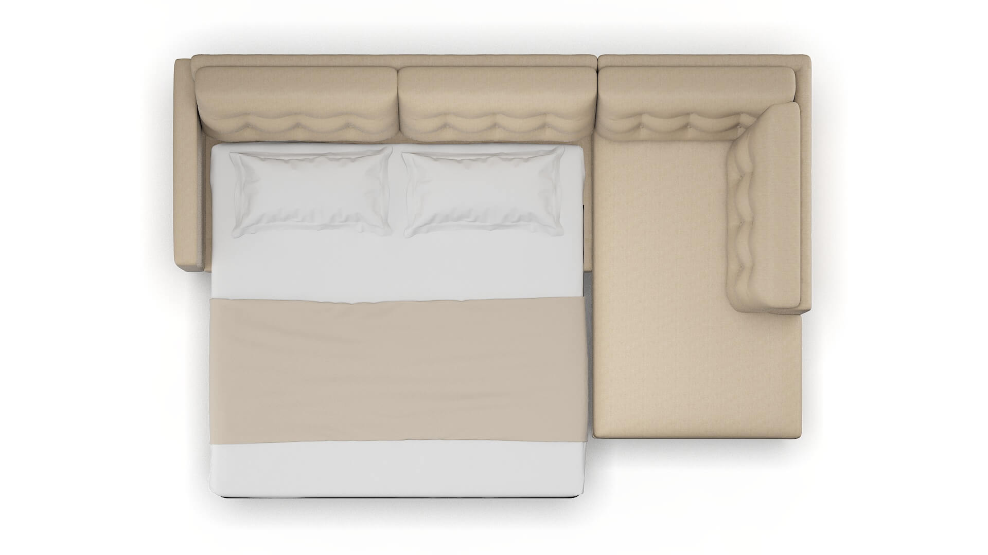 Turin Royale Mondo Panel Sleeper Espresso legs 3