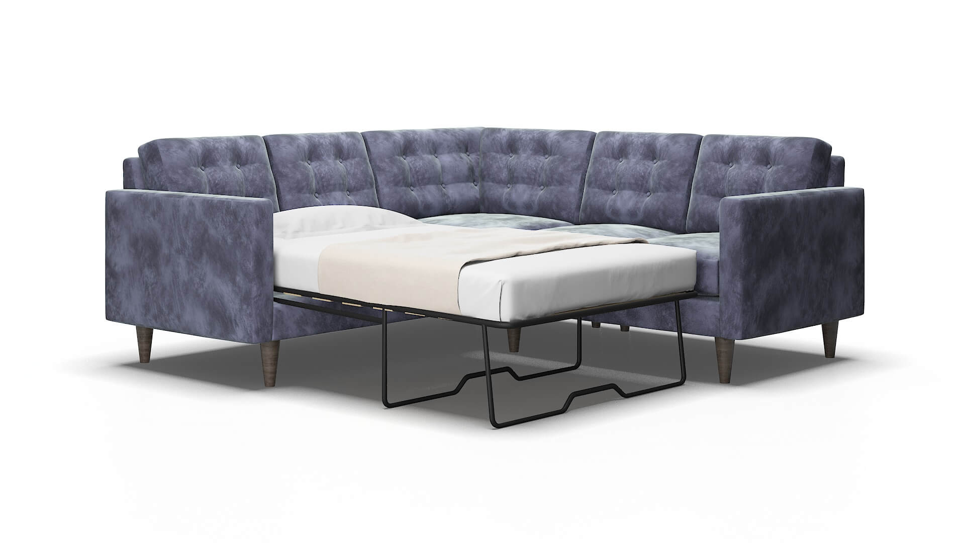 Turin Terrain dusk Sectional sleeper Espresso Legs  2
