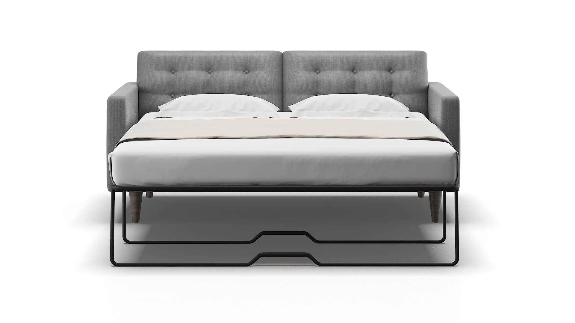 Turin Terrain Oatmeal Sofa Sleeper Espresso legs 1