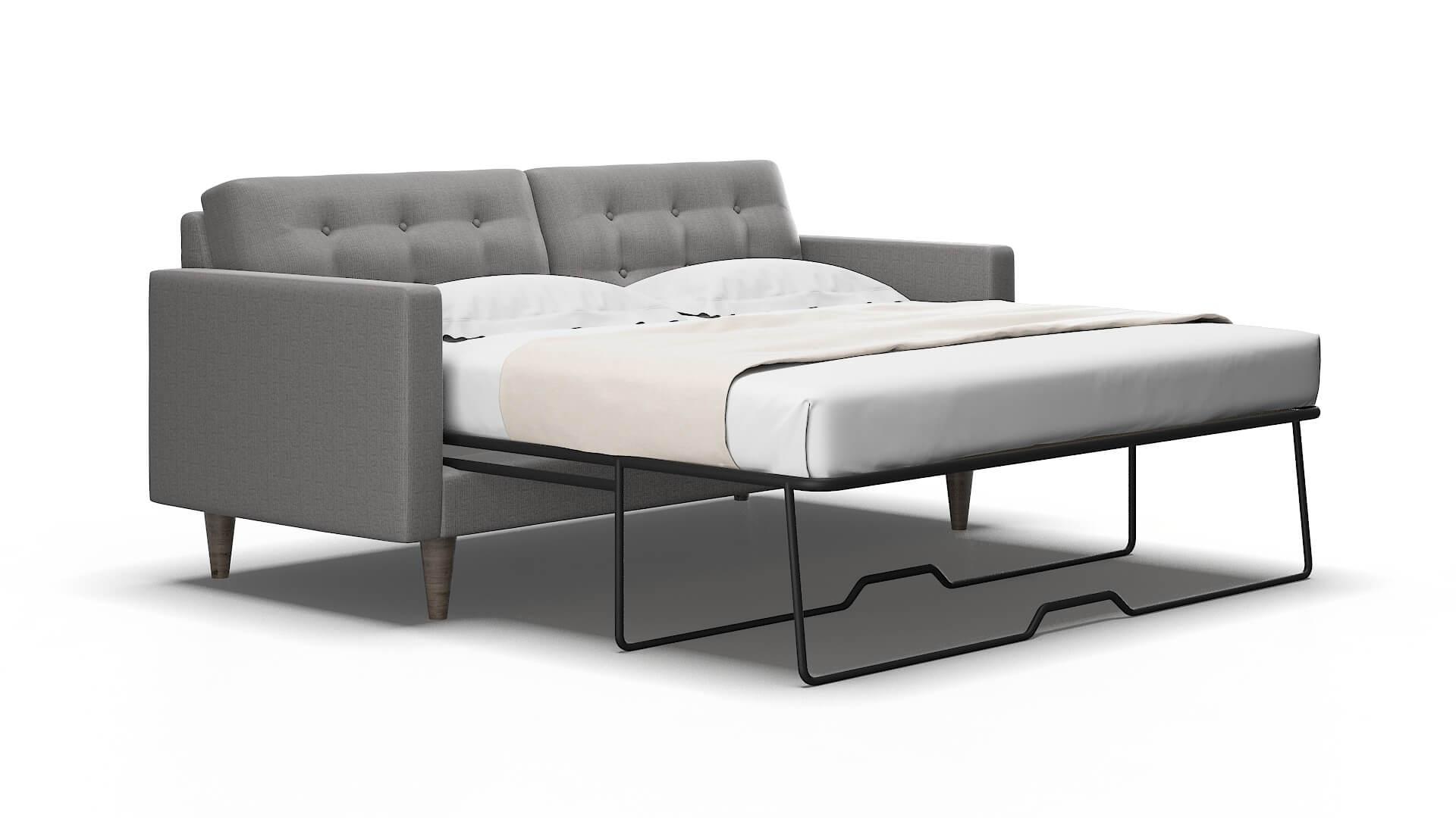 Turin Terrain oatmeal Sofa sleeper Espresso Legs  2