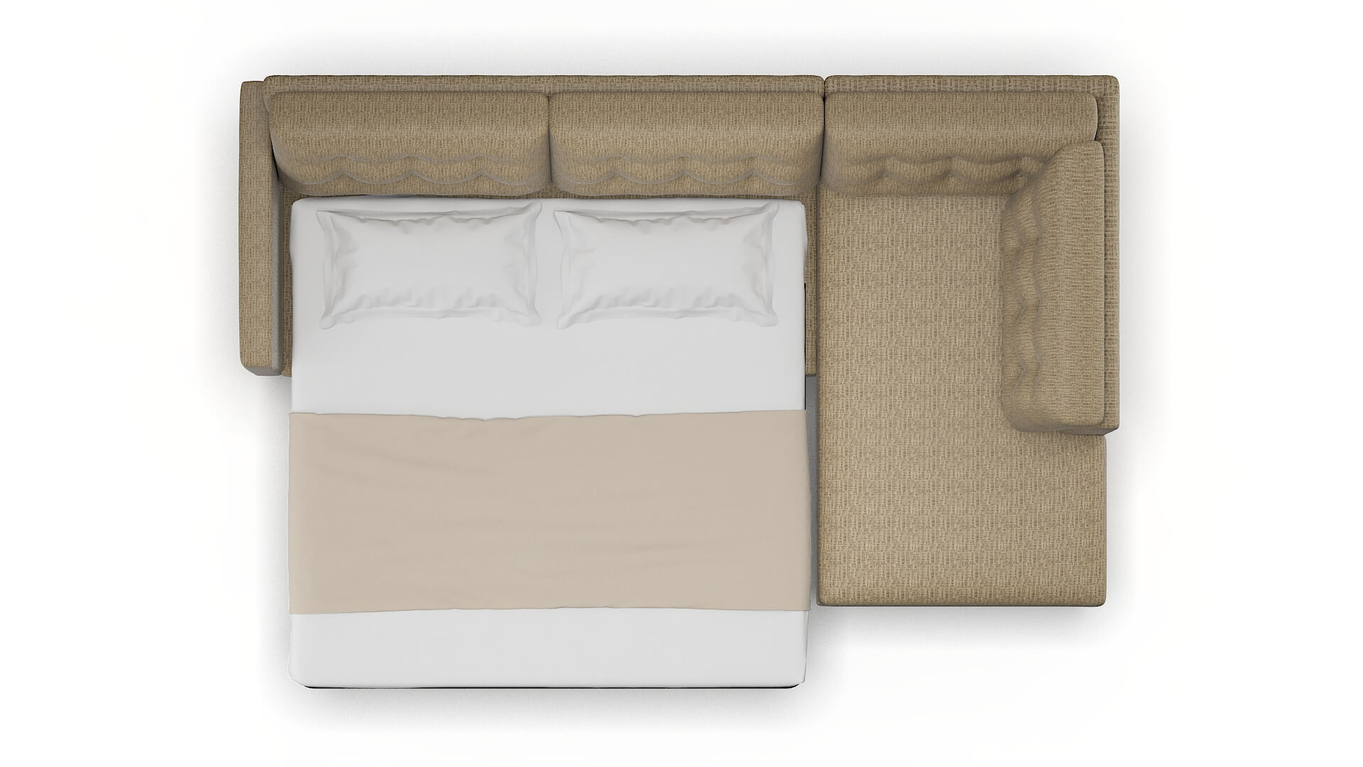 Turin Venus Mocha Panel Sleeper Espresso legs 3