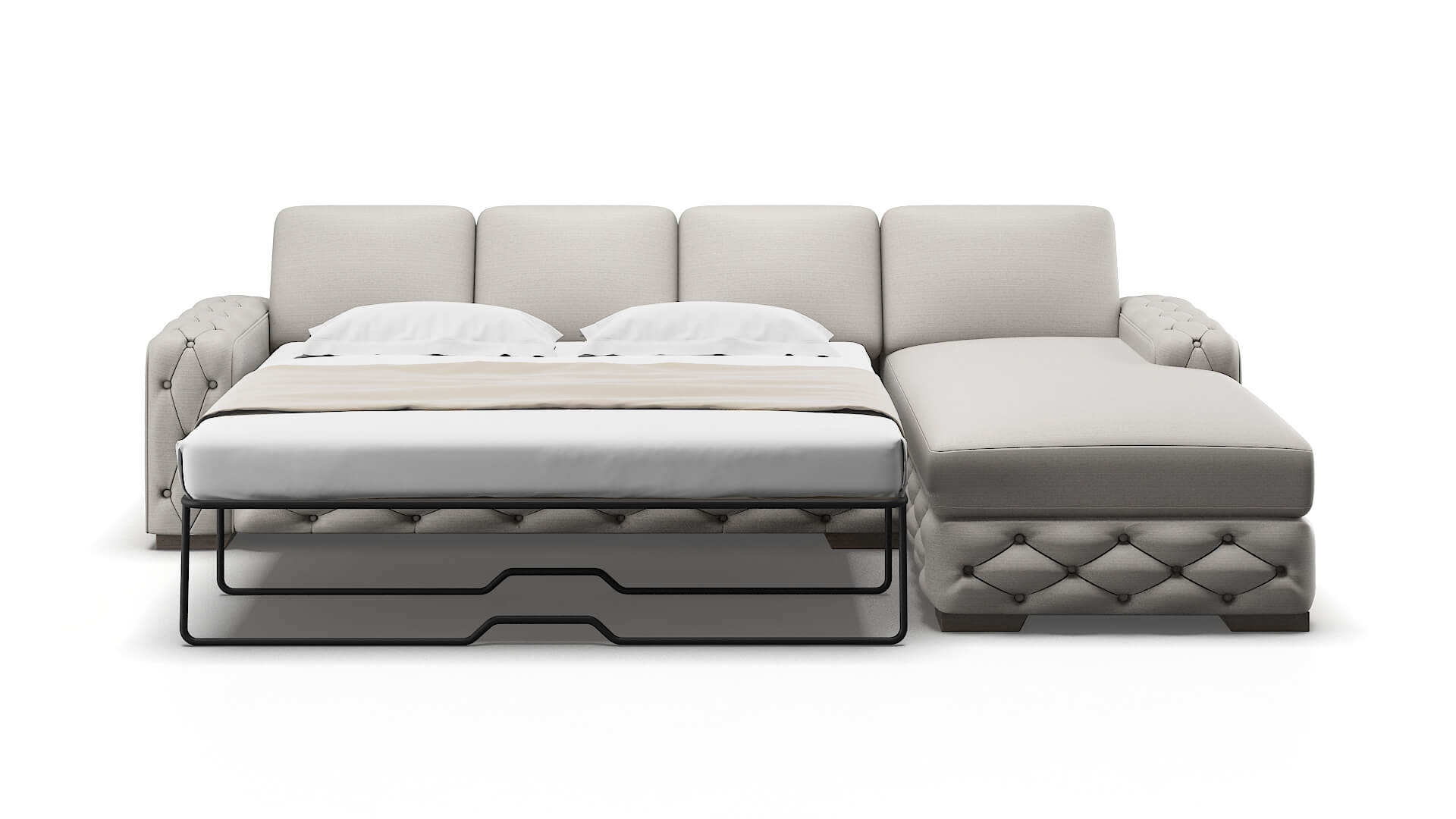 Windsor Avenger Dolphin Panel Sleeper Espresso legs 1