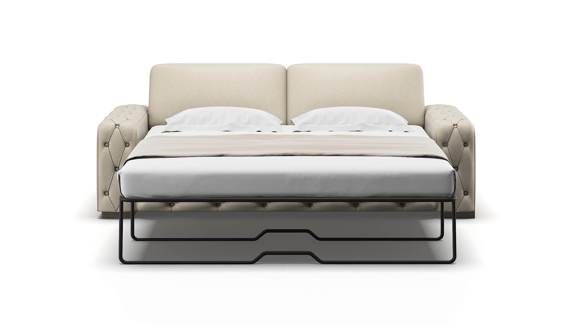 Windsor Avenger Pumice Sofa Sleeper Espresso legs 1