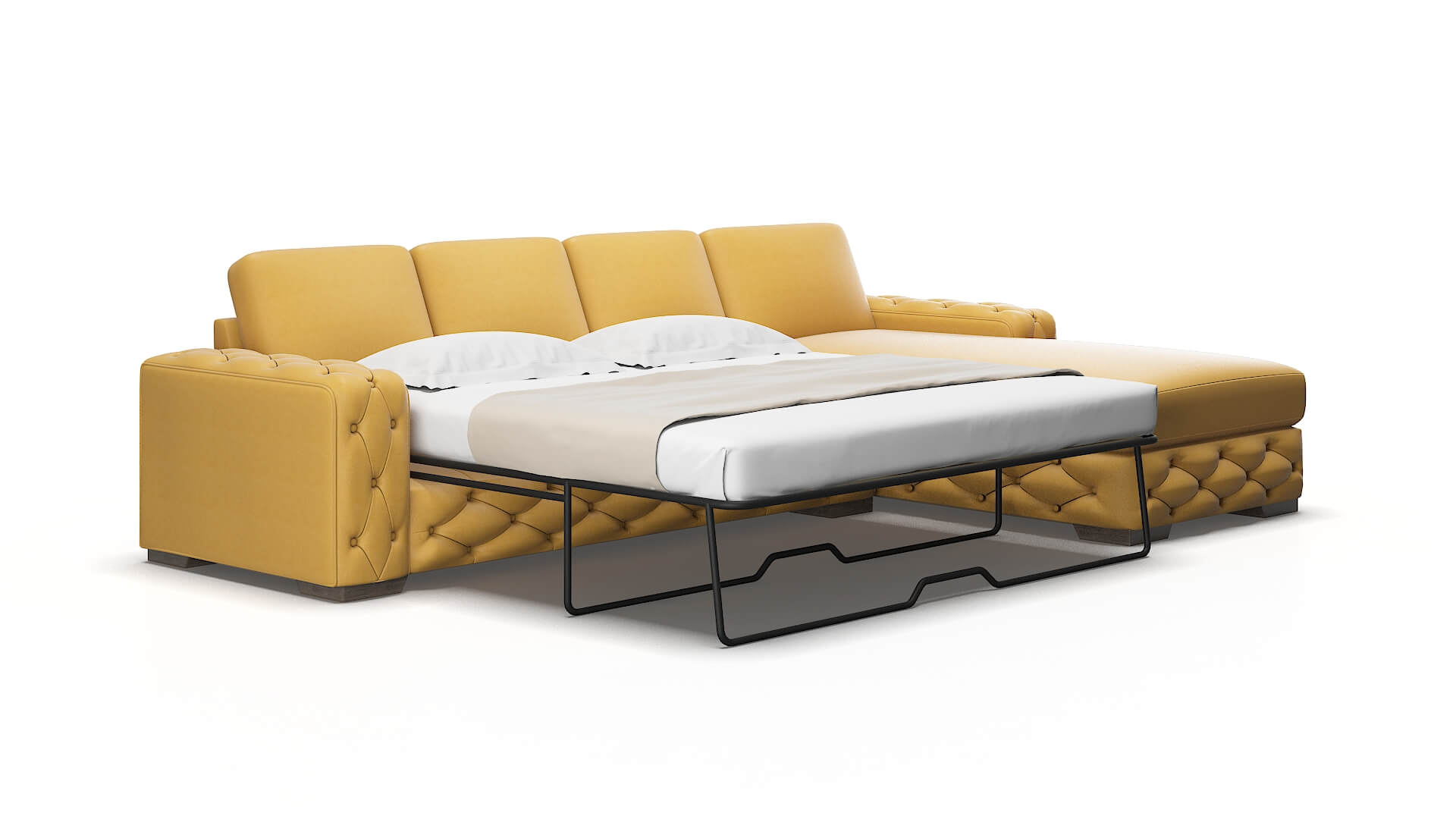 Windsor Bella Amber Panel Sleeper Espresso legs 2