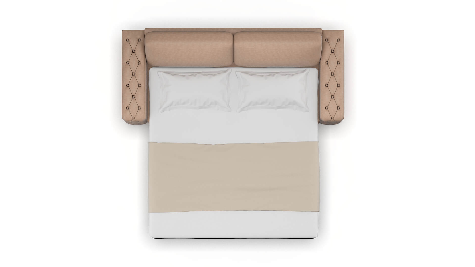 Windsor Bella Cocoa Sofa Sleeper Espresso legs 3