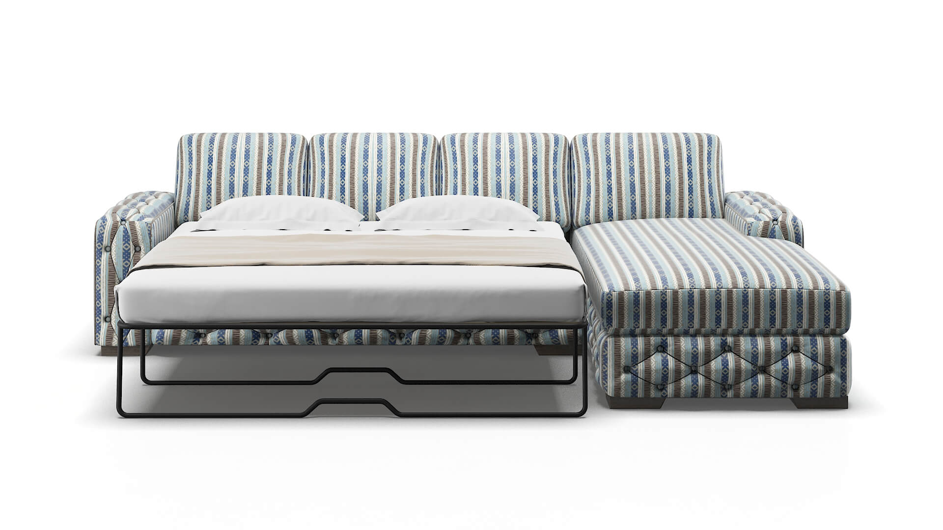 Windsor Bodhi Indigo Panel Sleeper Espresso legs 1