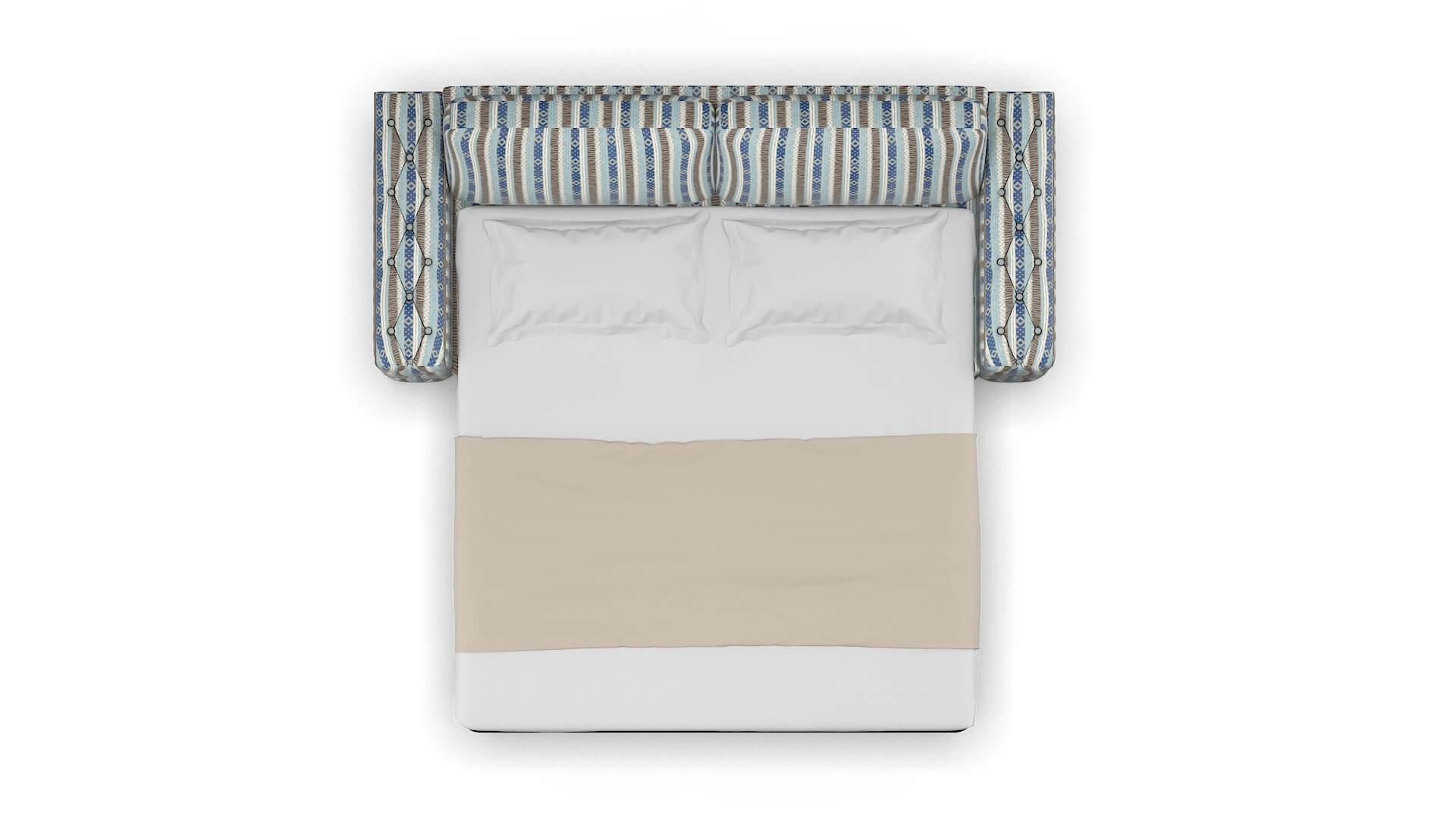 Windsor Bodhi Indigo Sofa Sleeper Espresso legs 3