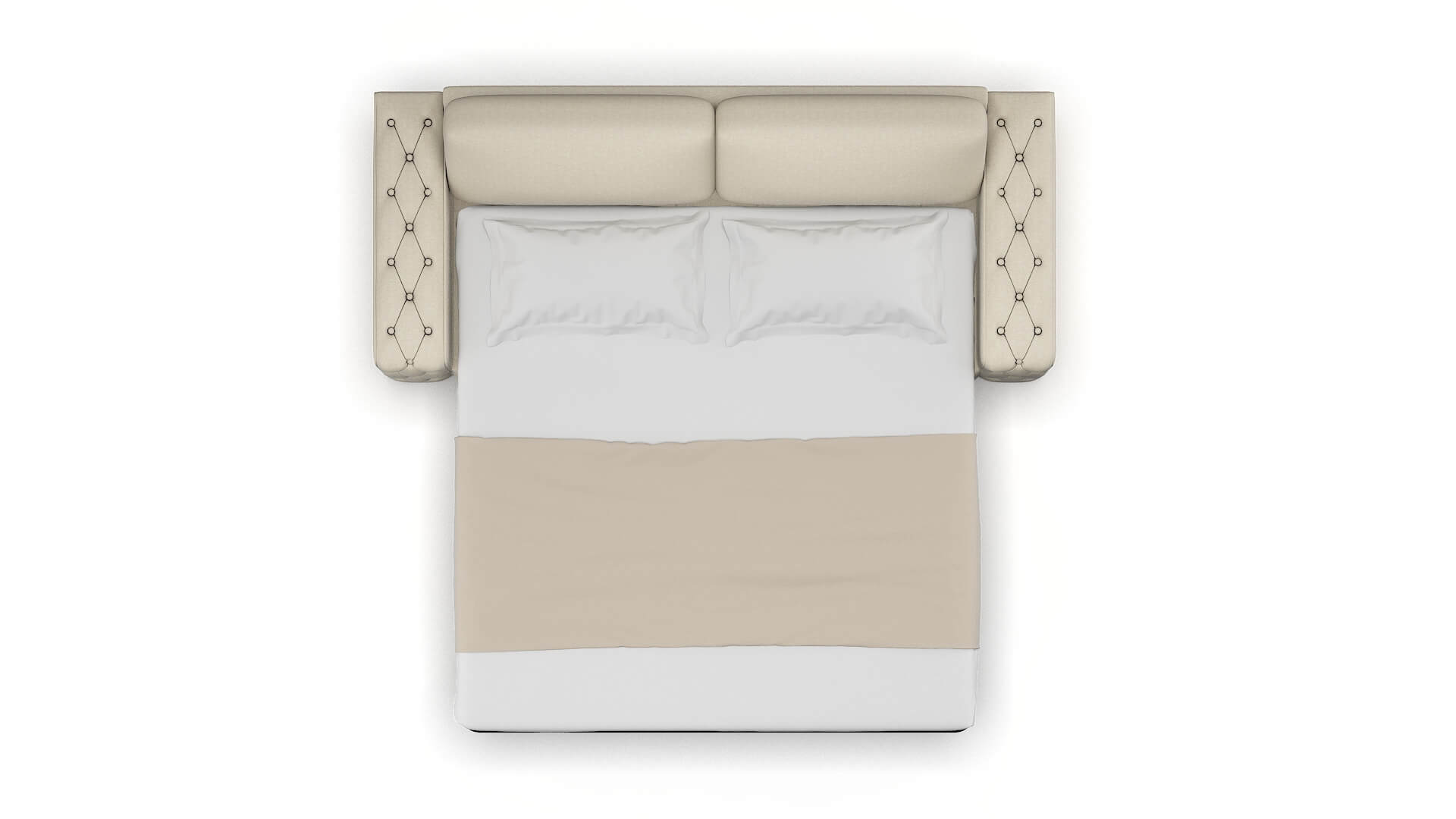 Windsor Catalina Wheat Sofa Sleeper Espresso legs 3