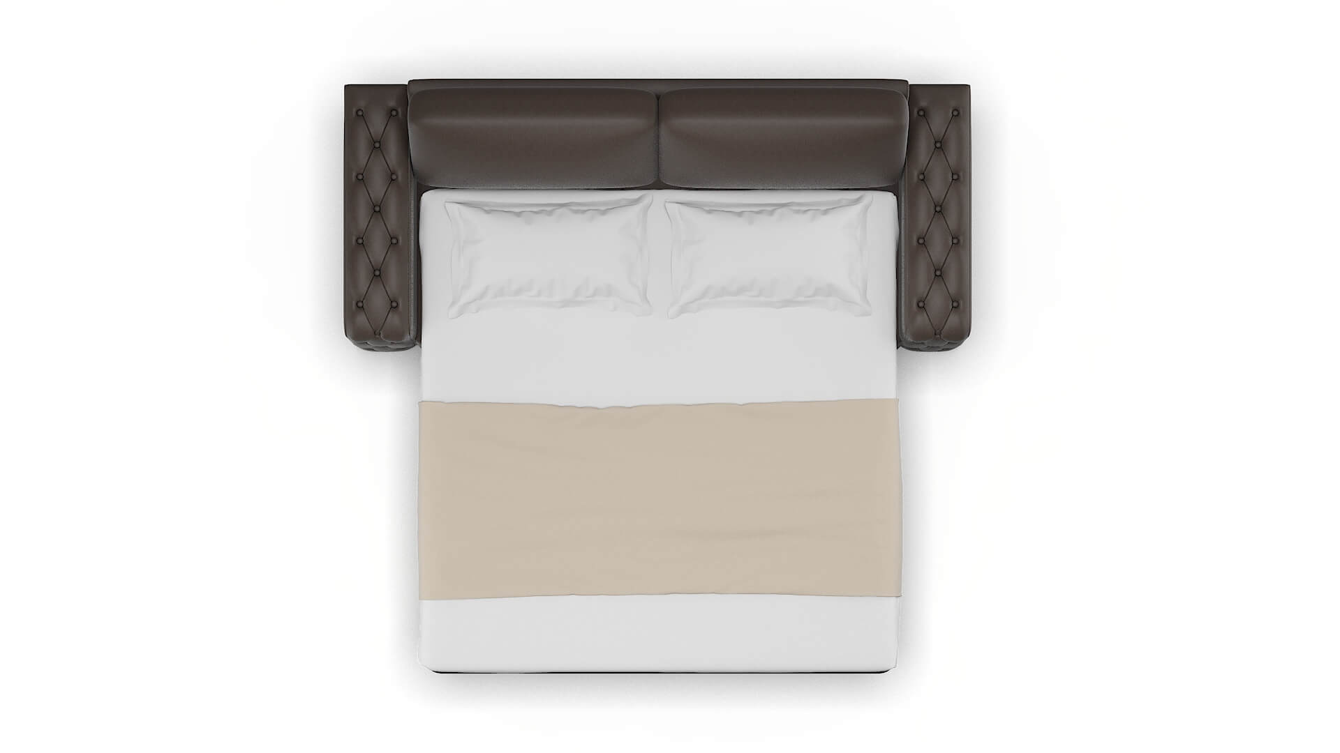 Windsor Cosmo Chocolate Sofa Sleeper Espresso legs 3