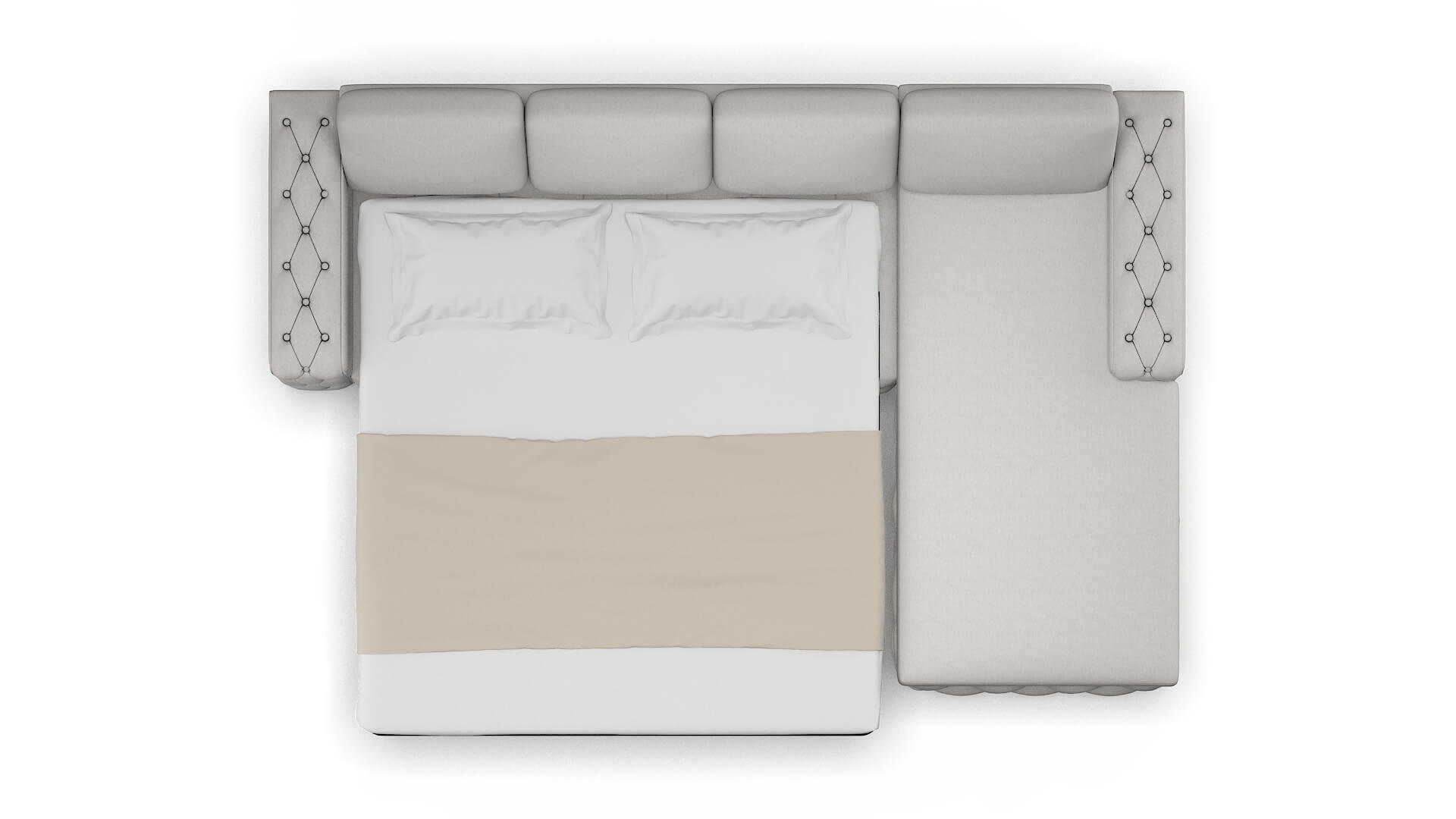 Windsor Curious Spa Panel Sleeper Espresso legs 3