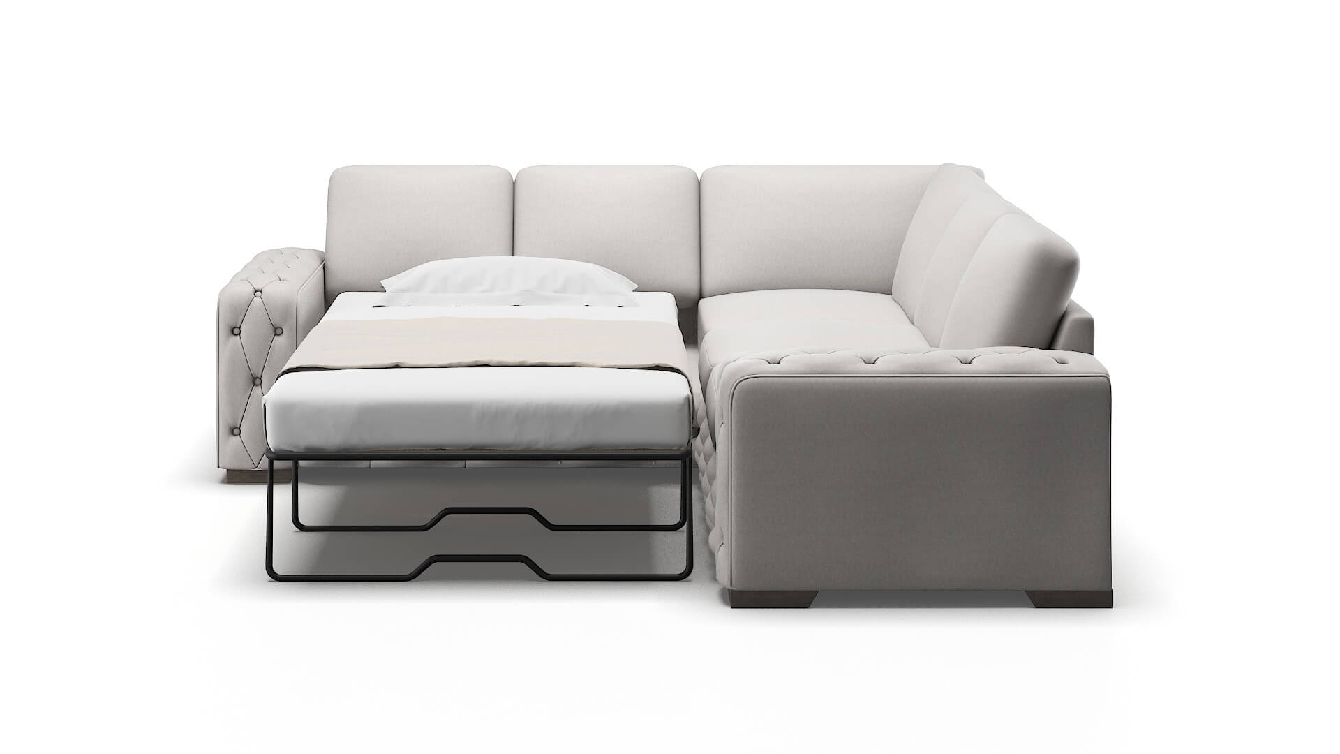 Windsor Curious Spa Sectional Sleeper Espresso legs 1