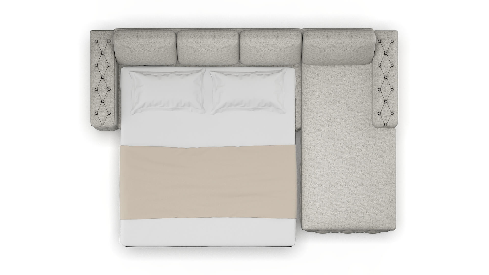 Windsor Derby Ash Panel Sleeper Espresso legs 3