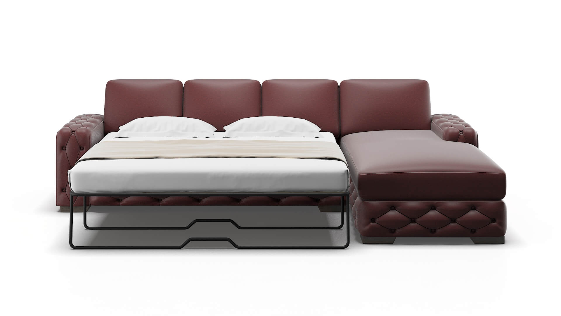 Windsor Derby Berry Panel Sleeper Espresso legs 1