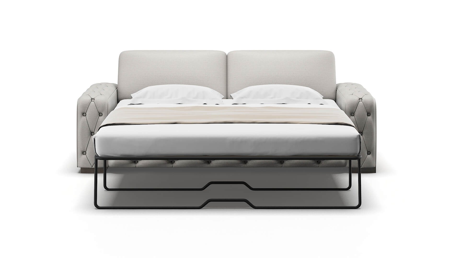 Windsor Derby Grey Sofa Sleeper Espresso legs 1