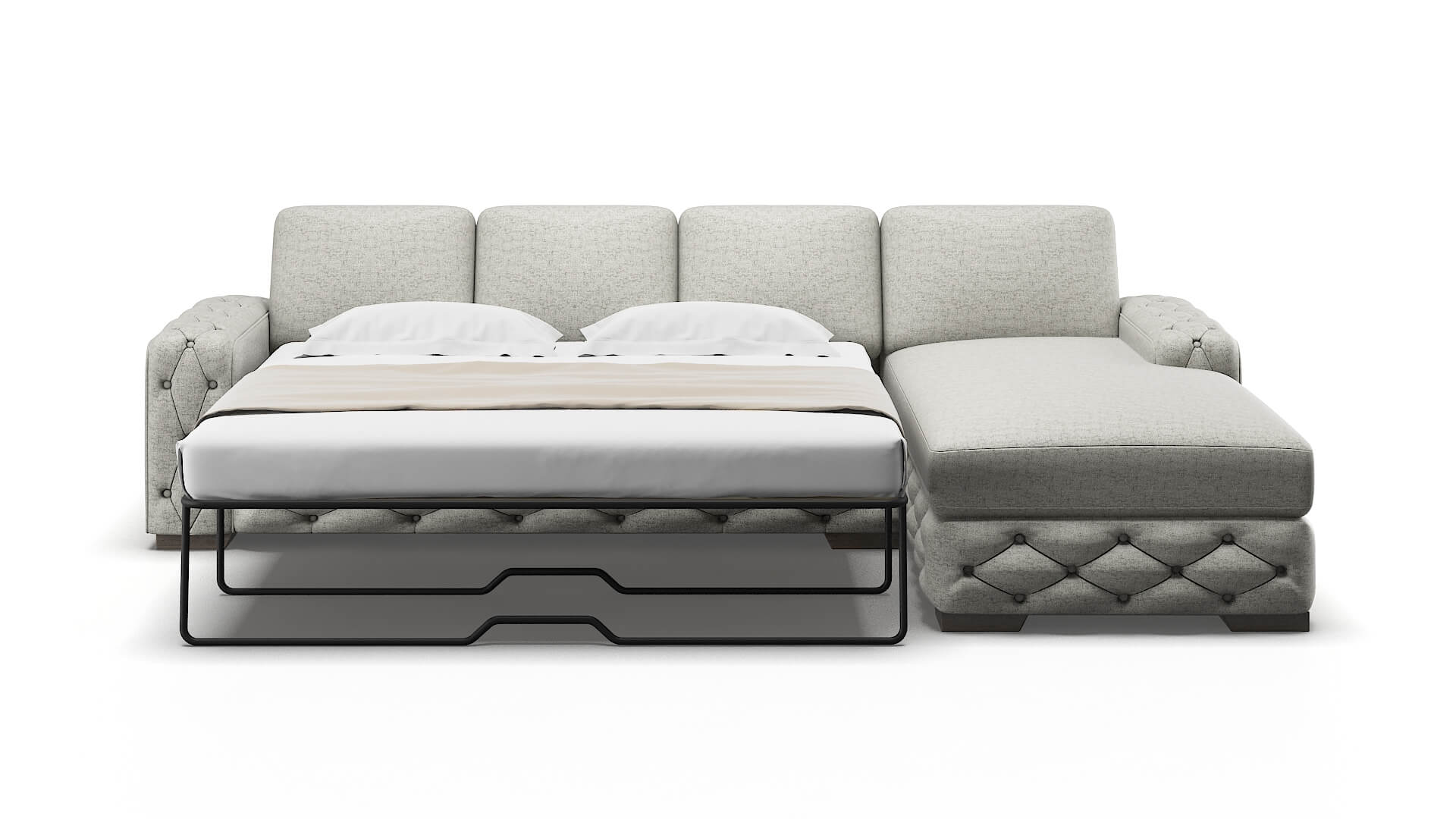 Windsor Derby Silver Panel Sleeper Espresso legs 1