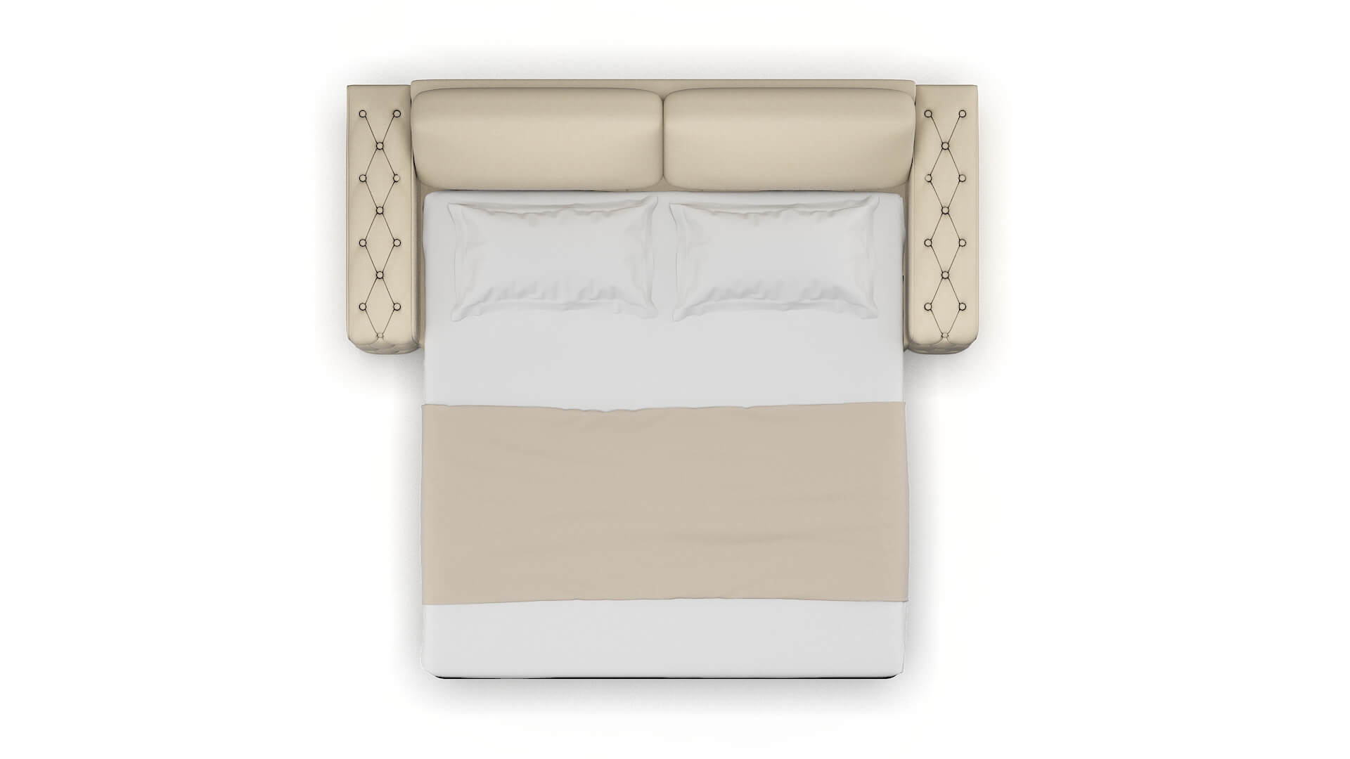 Windsor Dream_d Almond Sofa Sleeper Espresso legs 3