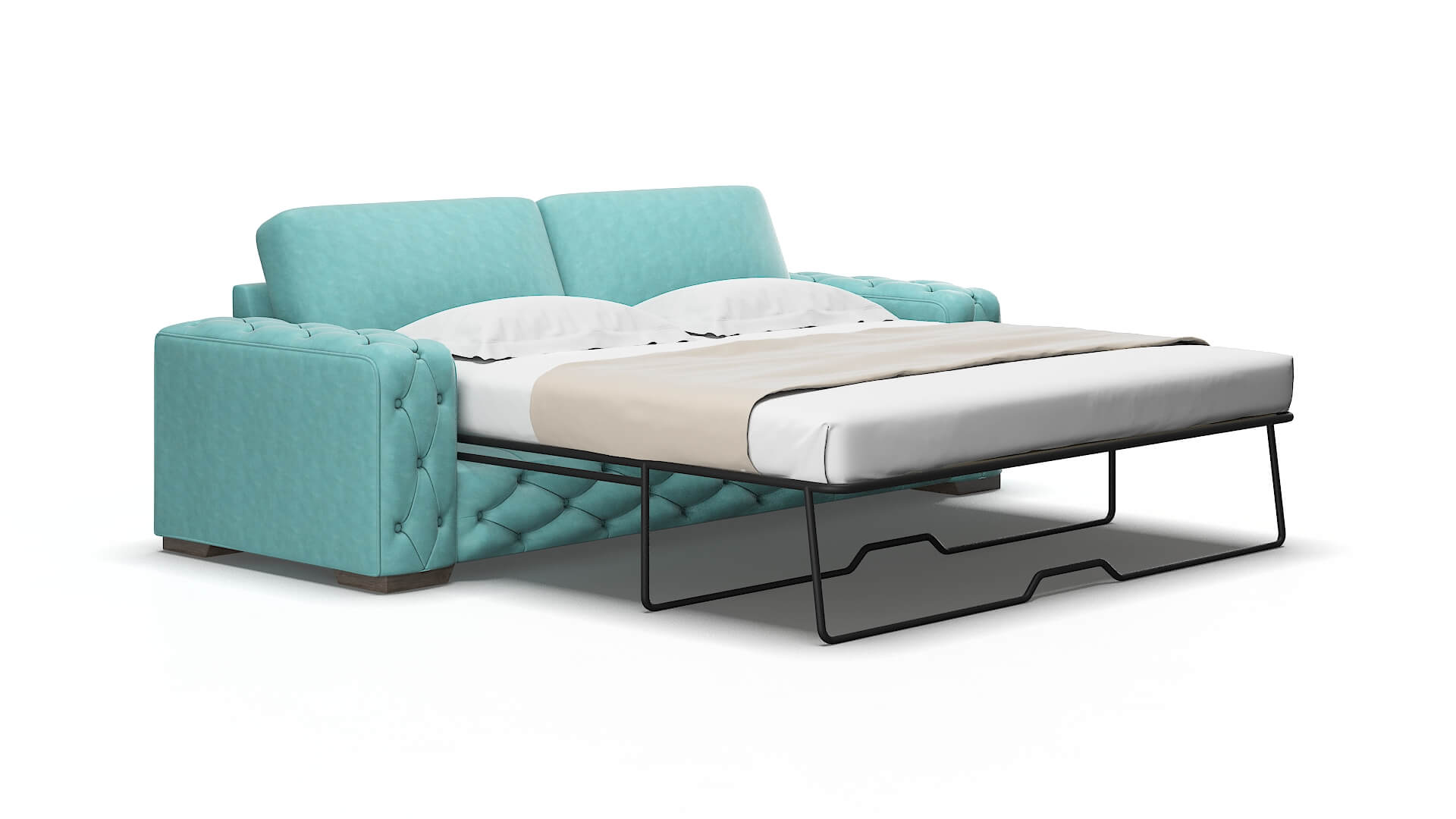 Windsor Dream_d french_blue Sofa sleeper Espresso Legs  2