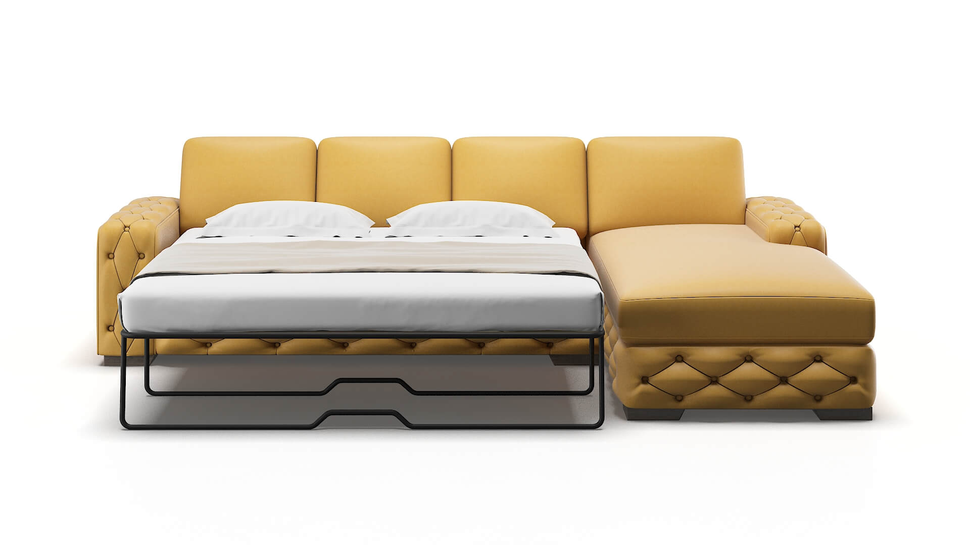 Windsor Dream_d Sunflower Panel Sleeper Espresso legs 1