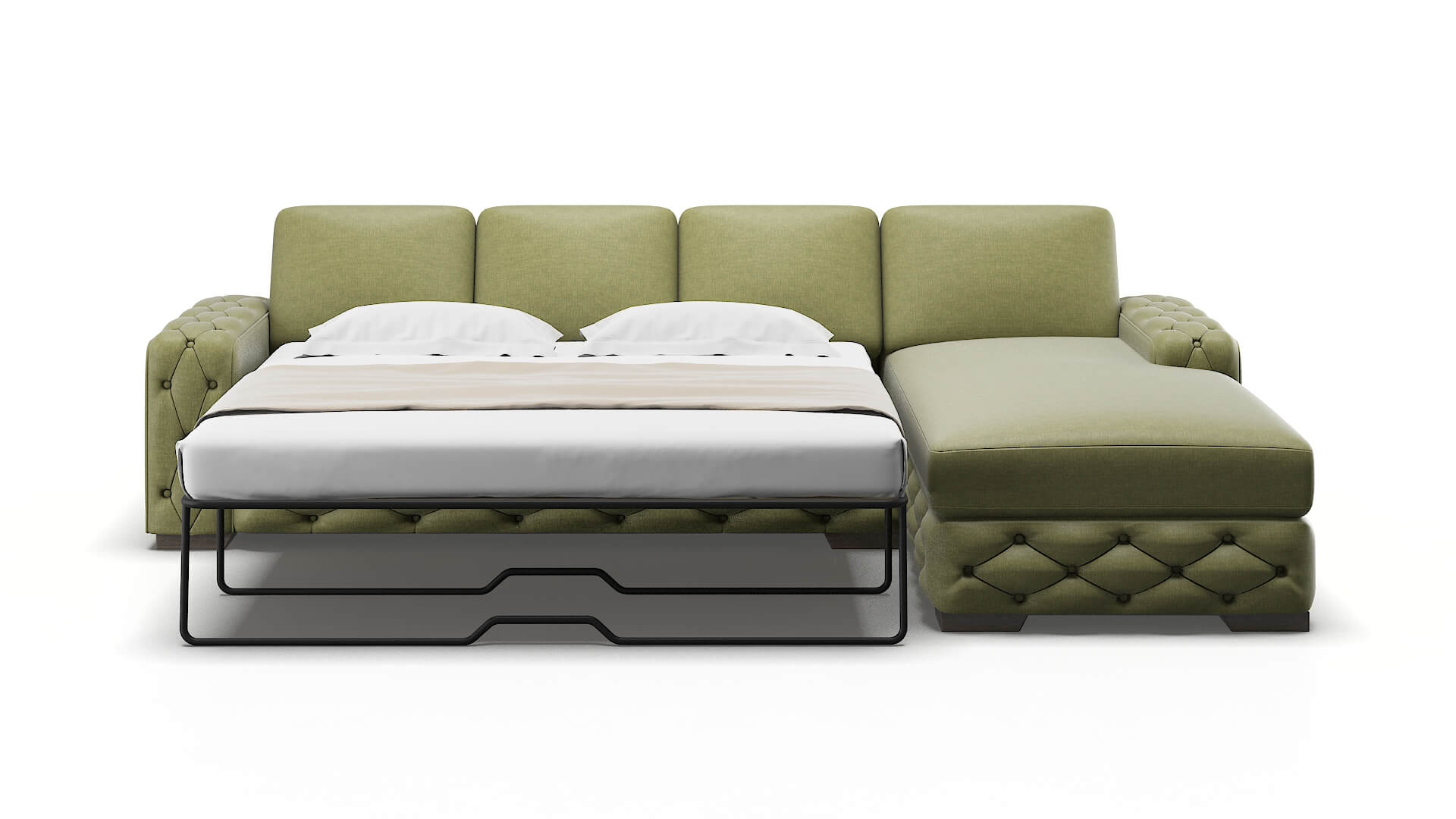 Windsor Durham Lime Panel Sleeper Espresso legs 1