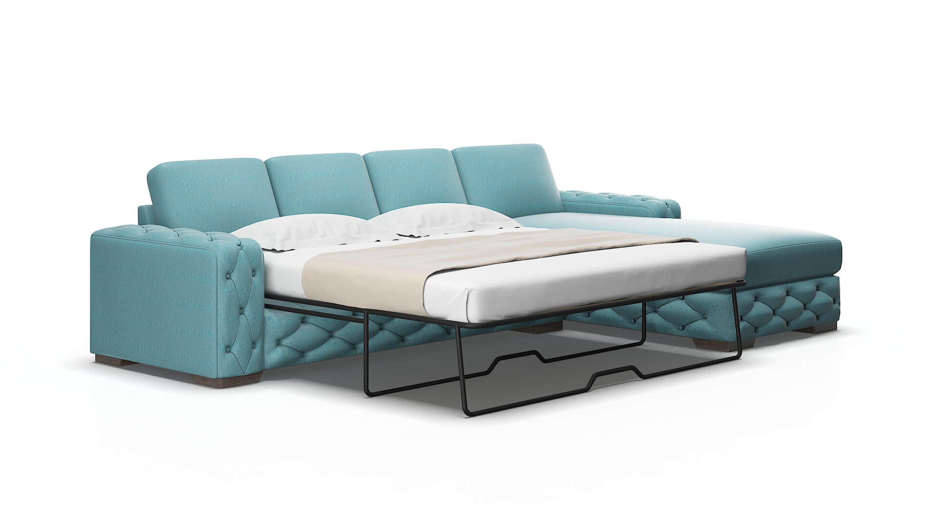 Windsor Durham pine Panel sleeper Espresso Legs  2