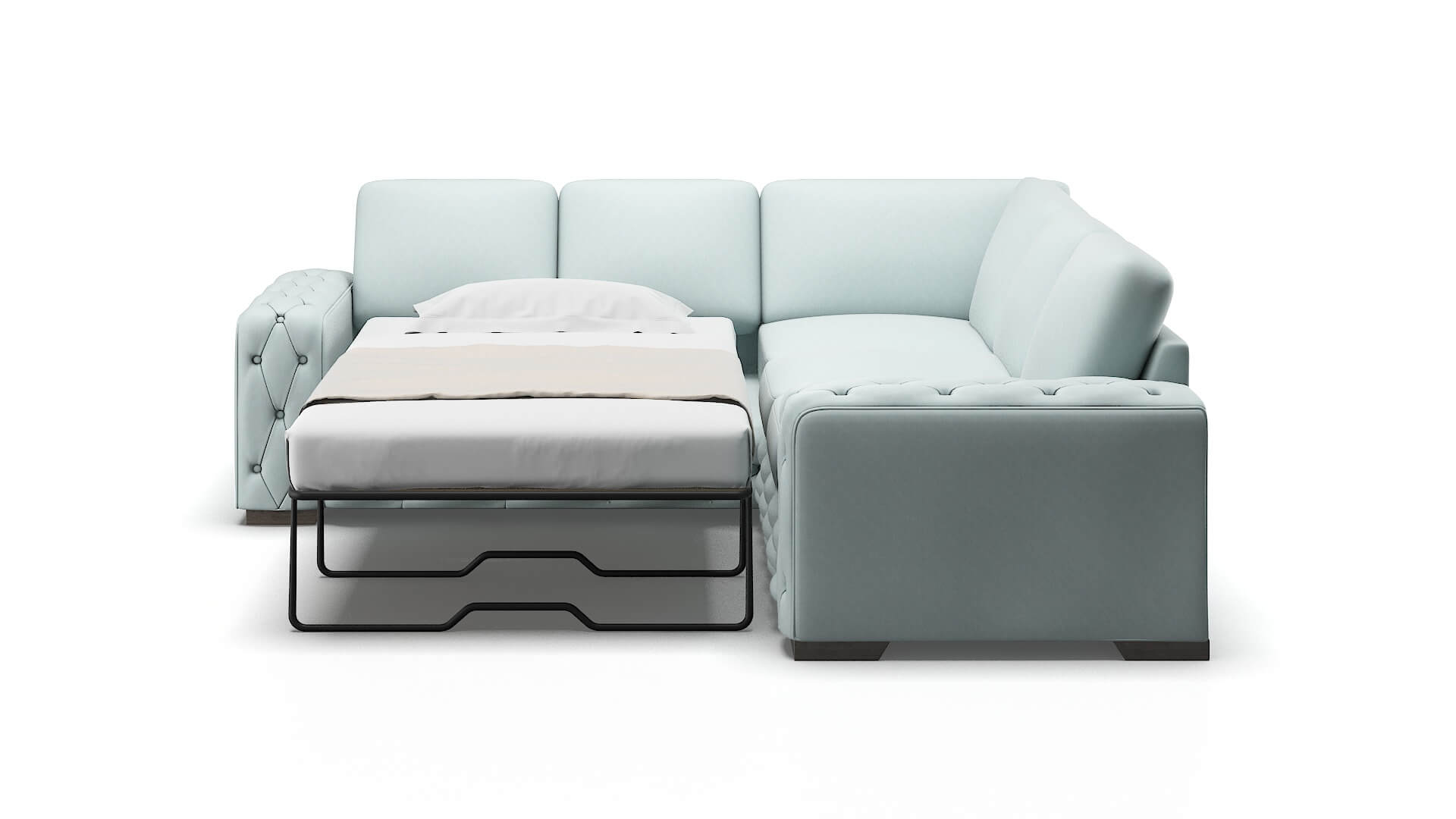 Windsor Elliot Spa Sectional Sleeper Espresso legs 1