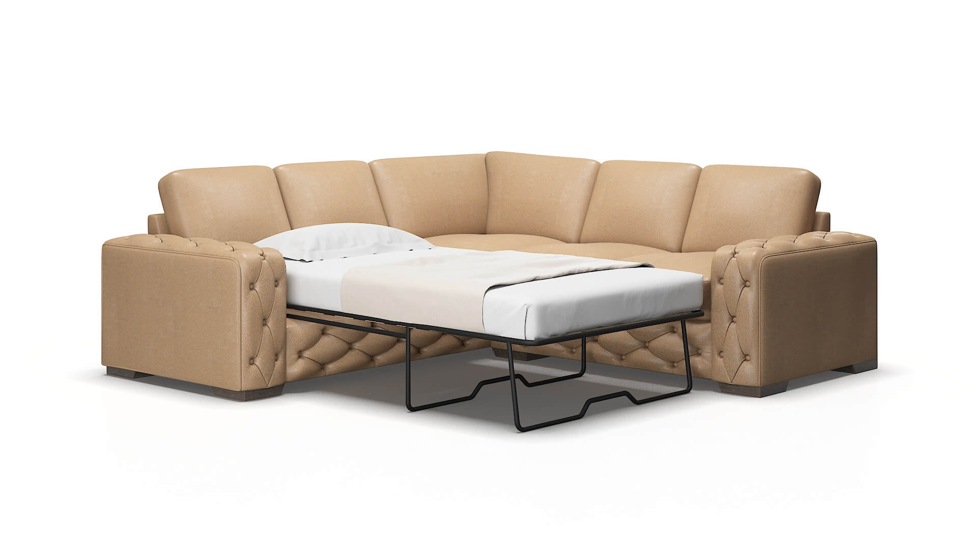 Windsor Ford dune Sectional sleeper Espresso Legs  2