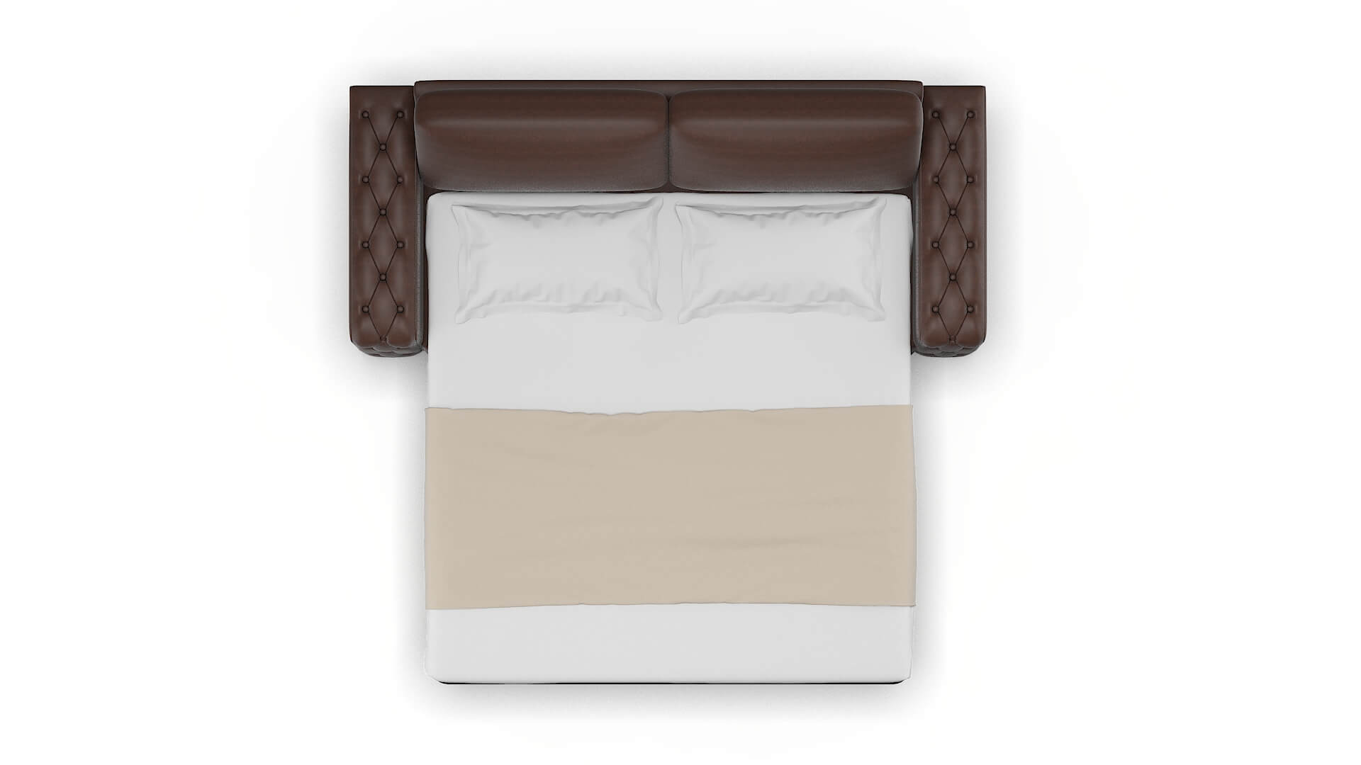 Windsor Insight Cafe Sofa Sleeper Espresso legs 3