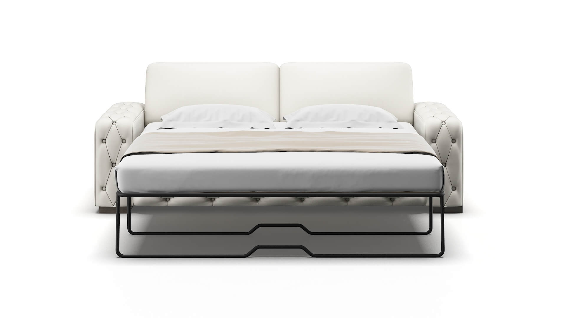 Windsor Keylargo Oatmeal Sofa Sleeper Espresso legs 1