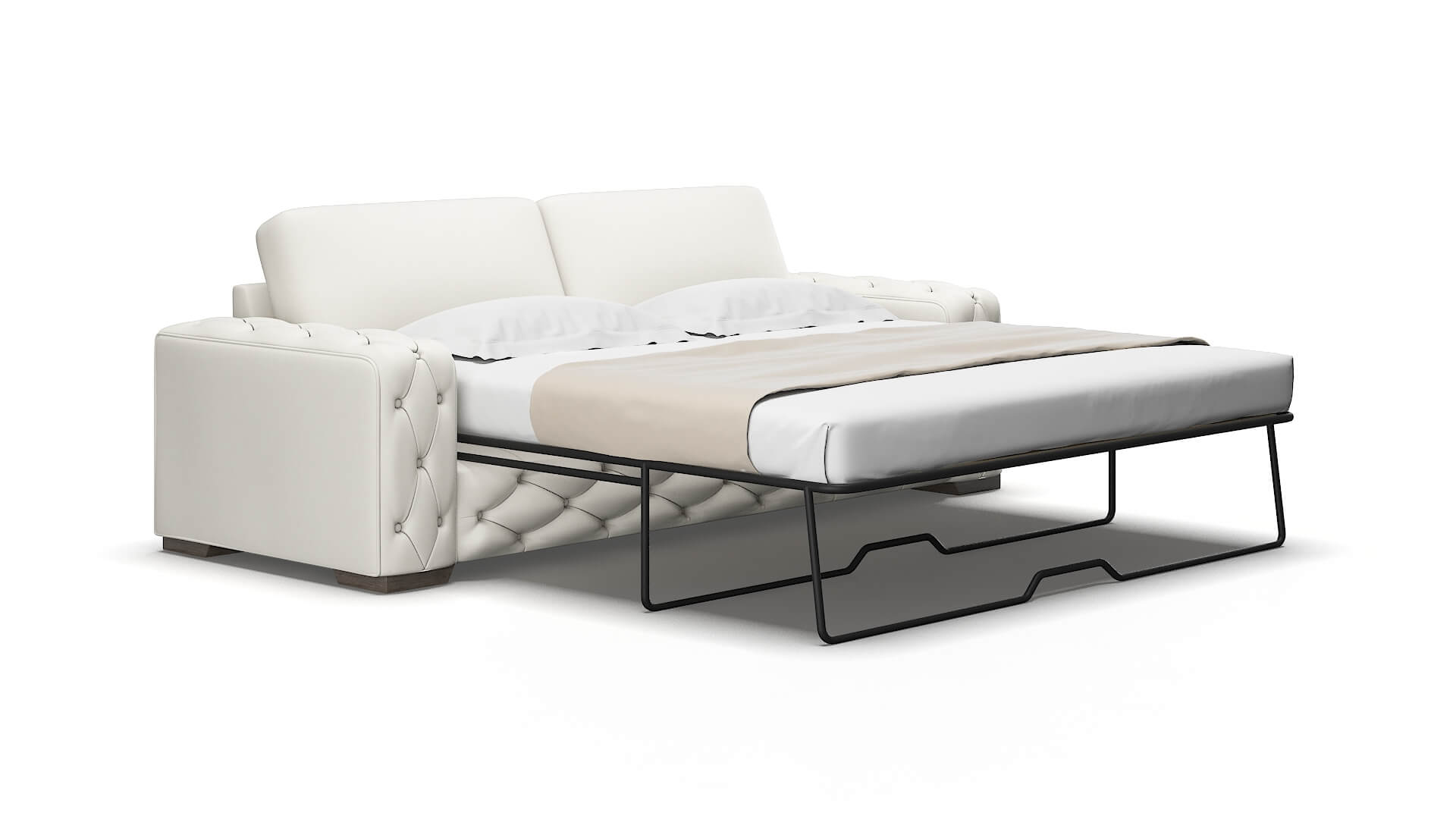 Windsor Keylargo oatmeal Sofa sleeper Espresso Legs  2