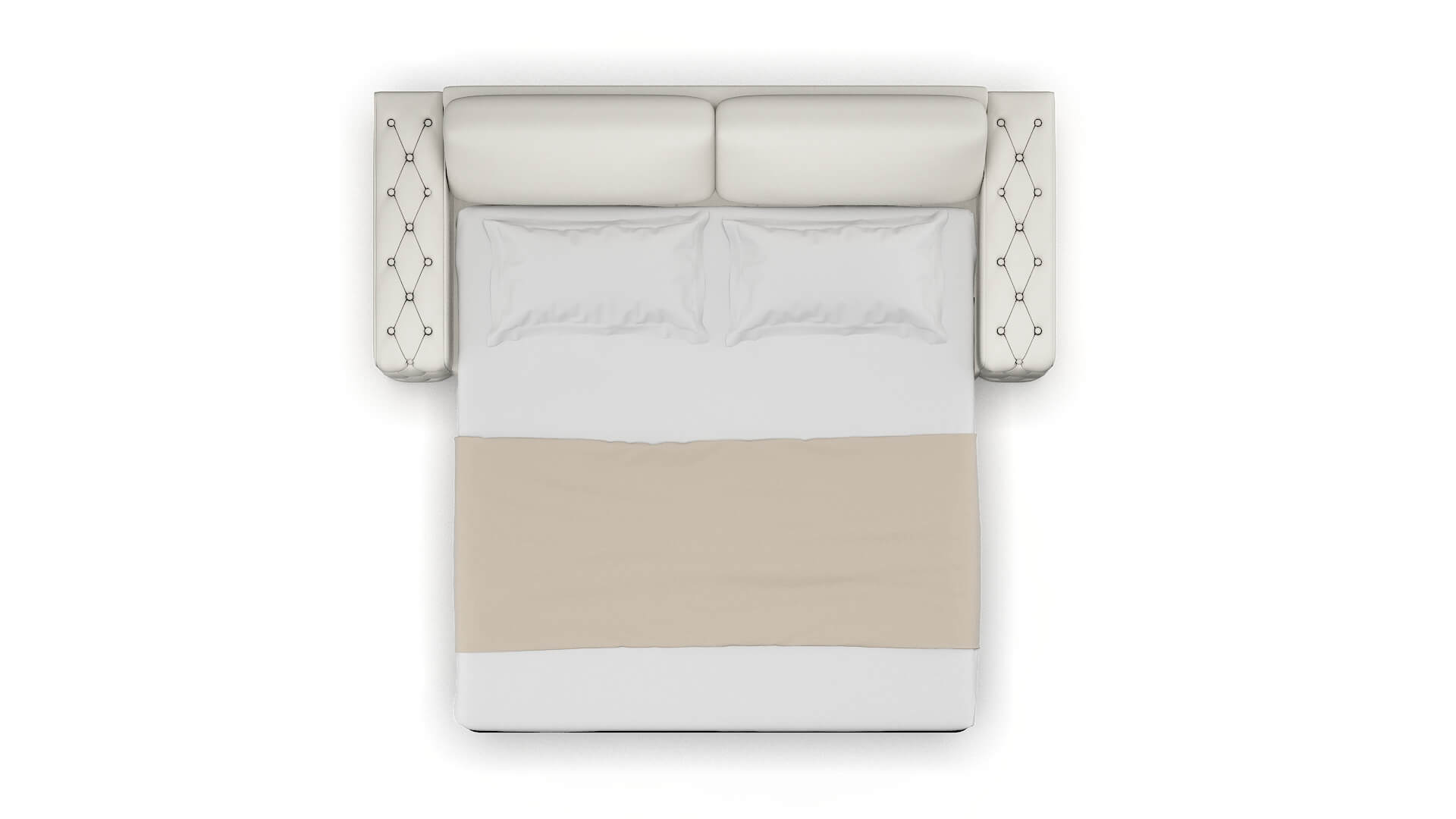 Windsor Keylargo Oatmeal Sofa Sleeper Espresso legs 3