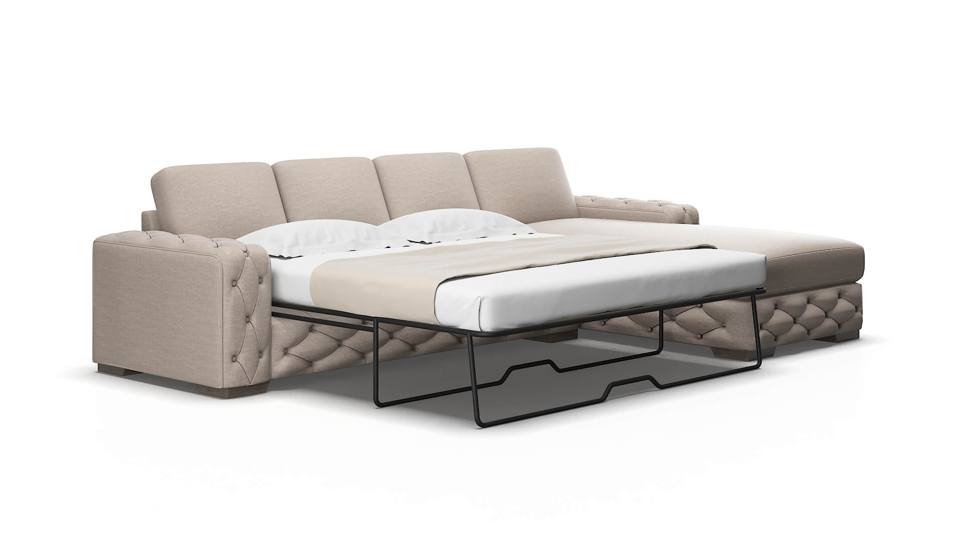 Windsor Keylargo Pumice Panel Sleeper Espresso legs 2