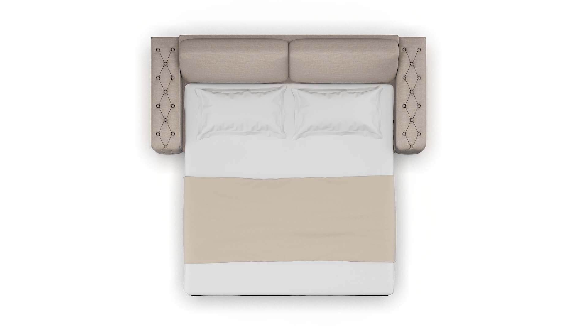 Windsor Keylargo Pumice Sofa Sleeper Espresso legs 3