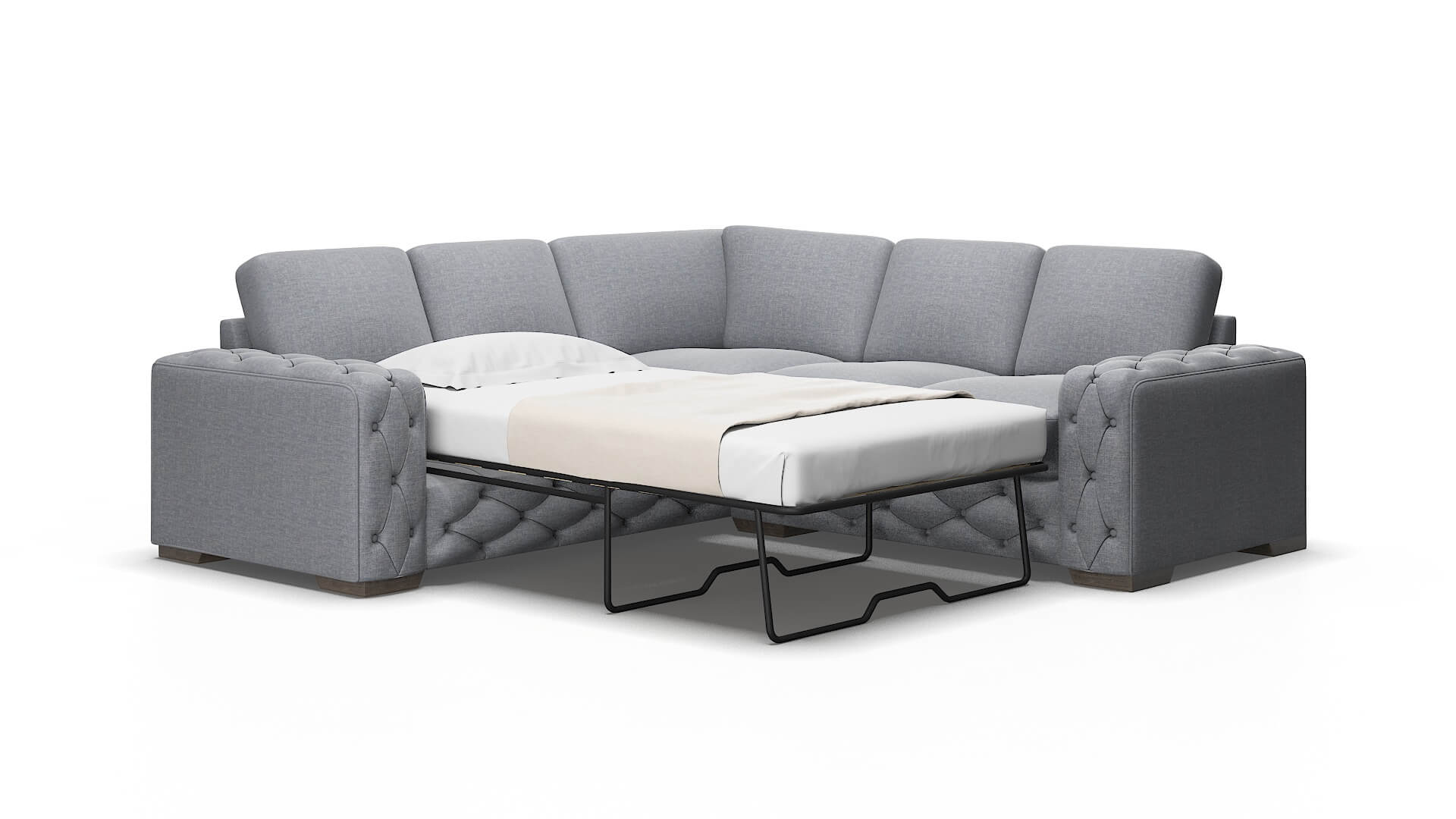 Windsor Lana ash Sectional sleeper Espresso Legs  2