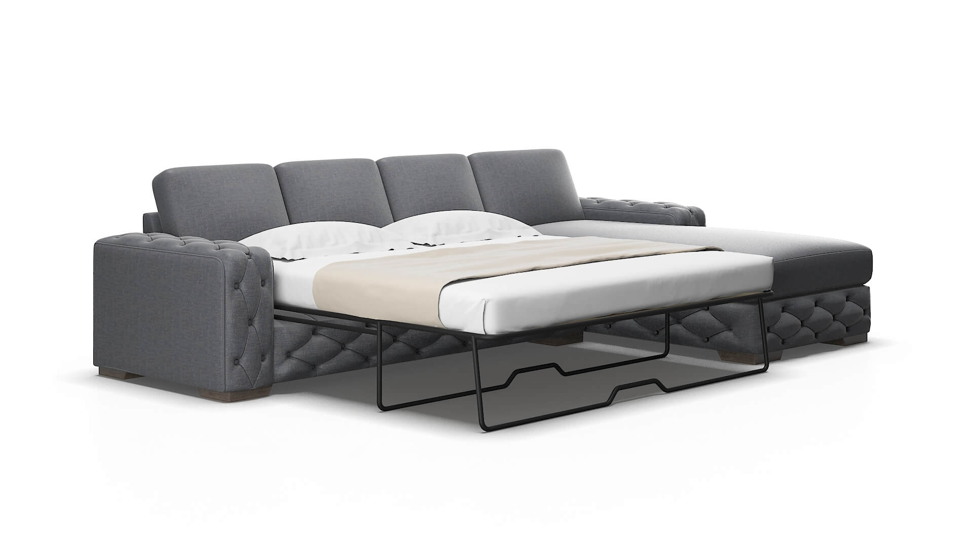 Windsor Lana Onyx Panel Sleeper Espresso legs 2