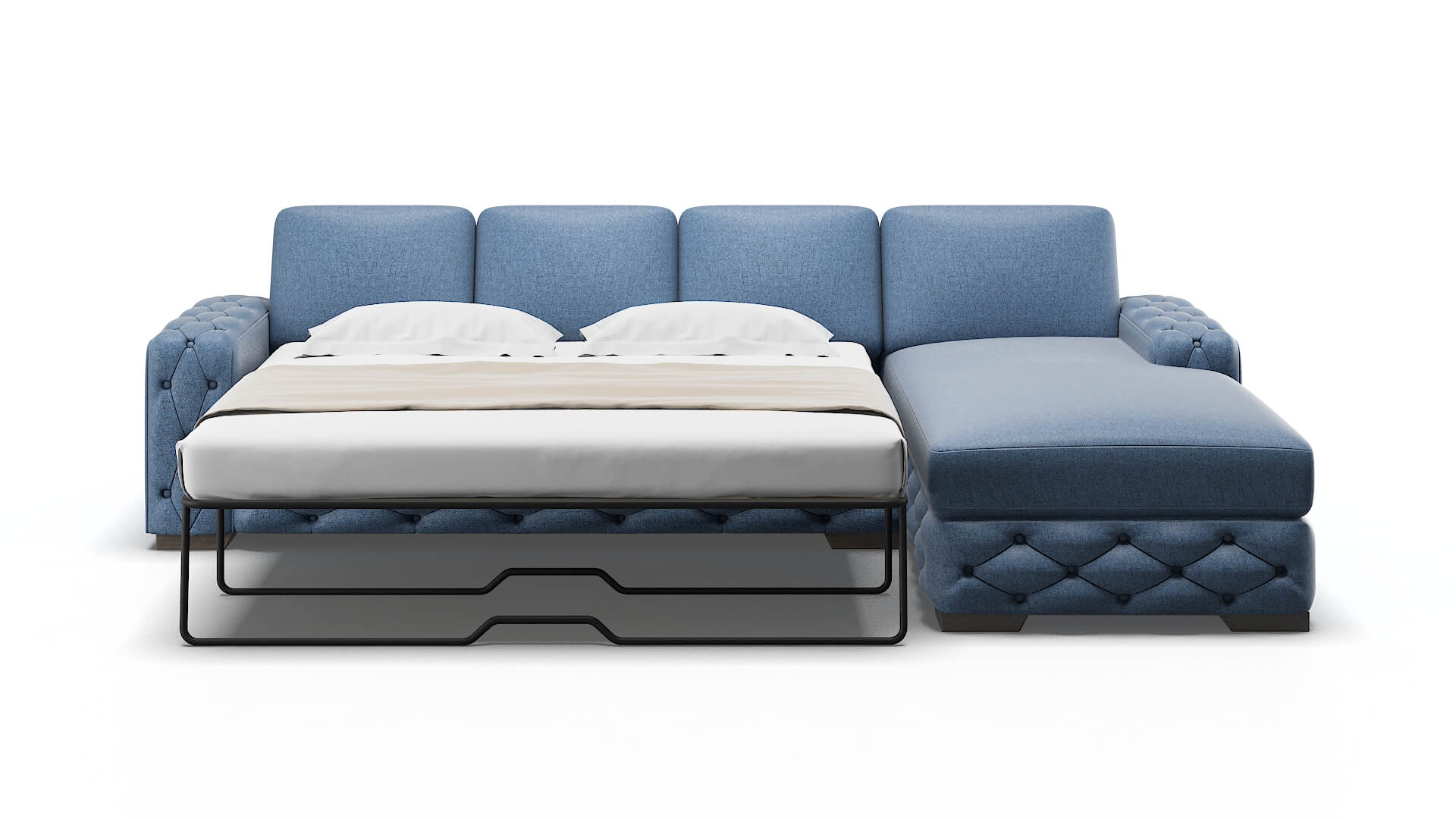 Windsor Leslie Indigo Panel Sleeper Espresso legs 1