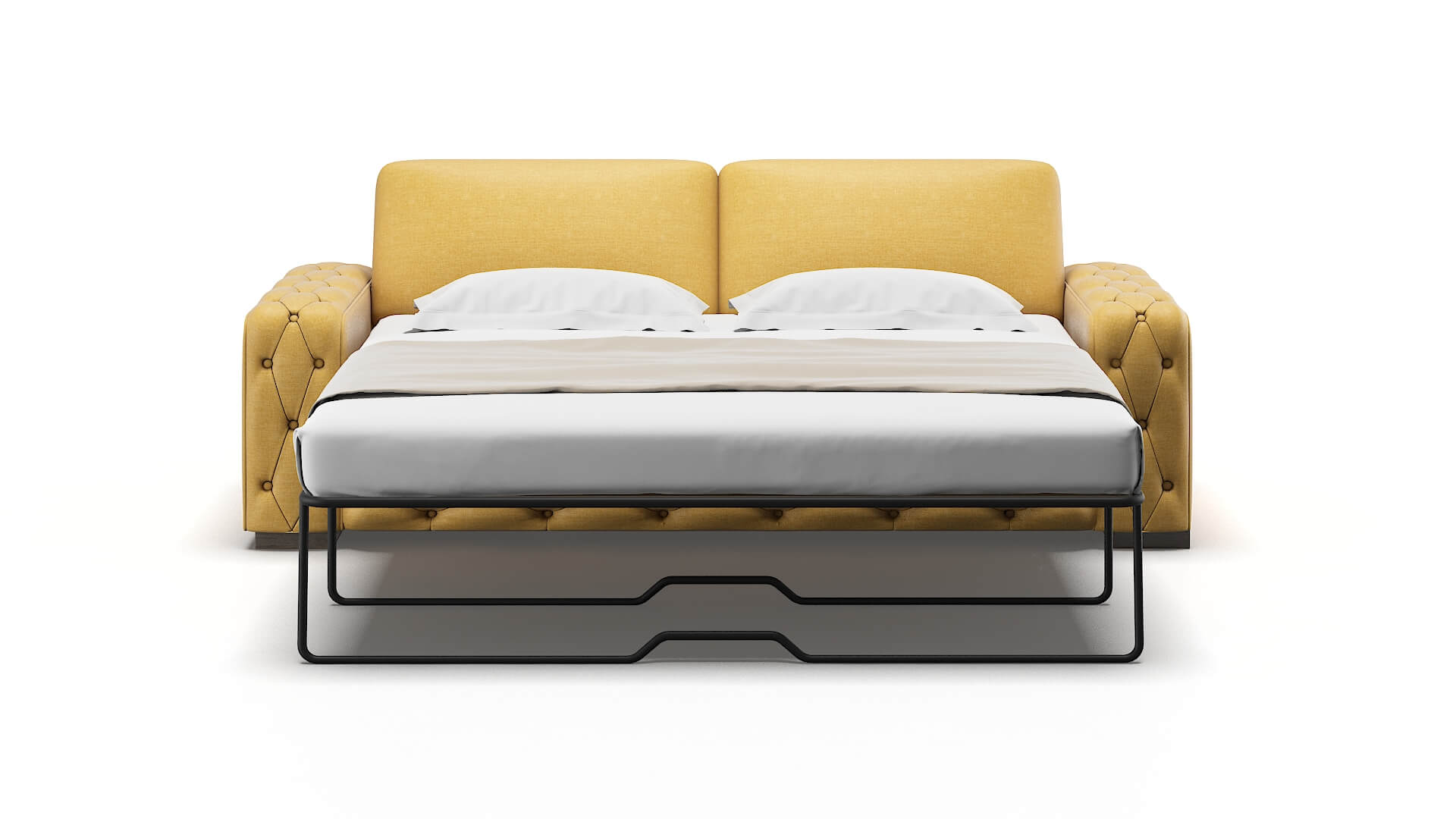 Windsor Leslie Saffron Sofa Sleeper Espresso legs 1