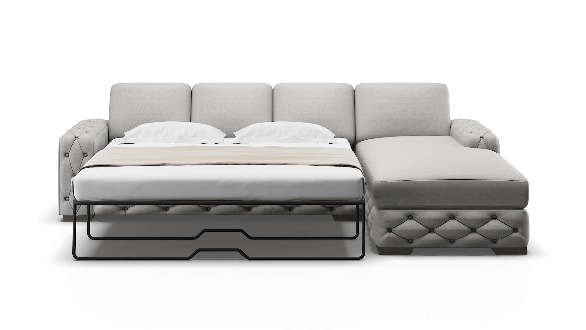 Windsor Malibu Dove Panel Sleeper Espresso legs 1