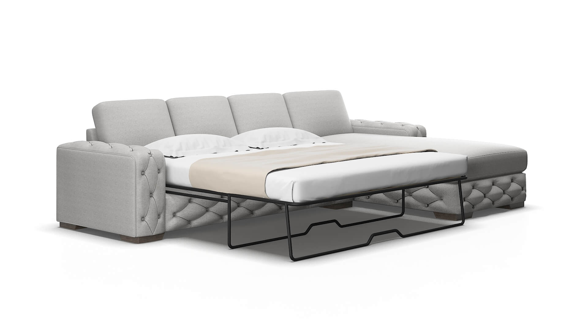 Windsor Malibu Dove Panel Sleeper Espresso legs 2