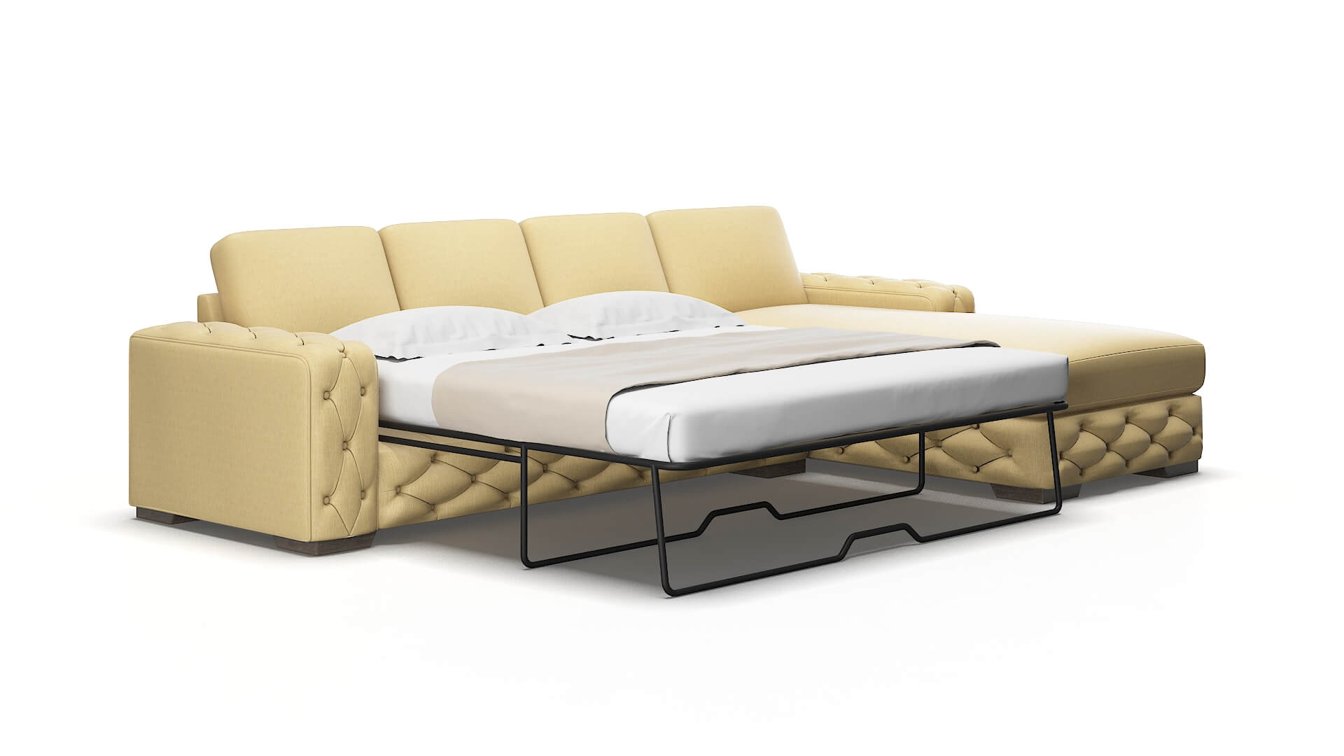 Windsor Malibu maize Panel sleeper Espresso Legs  2