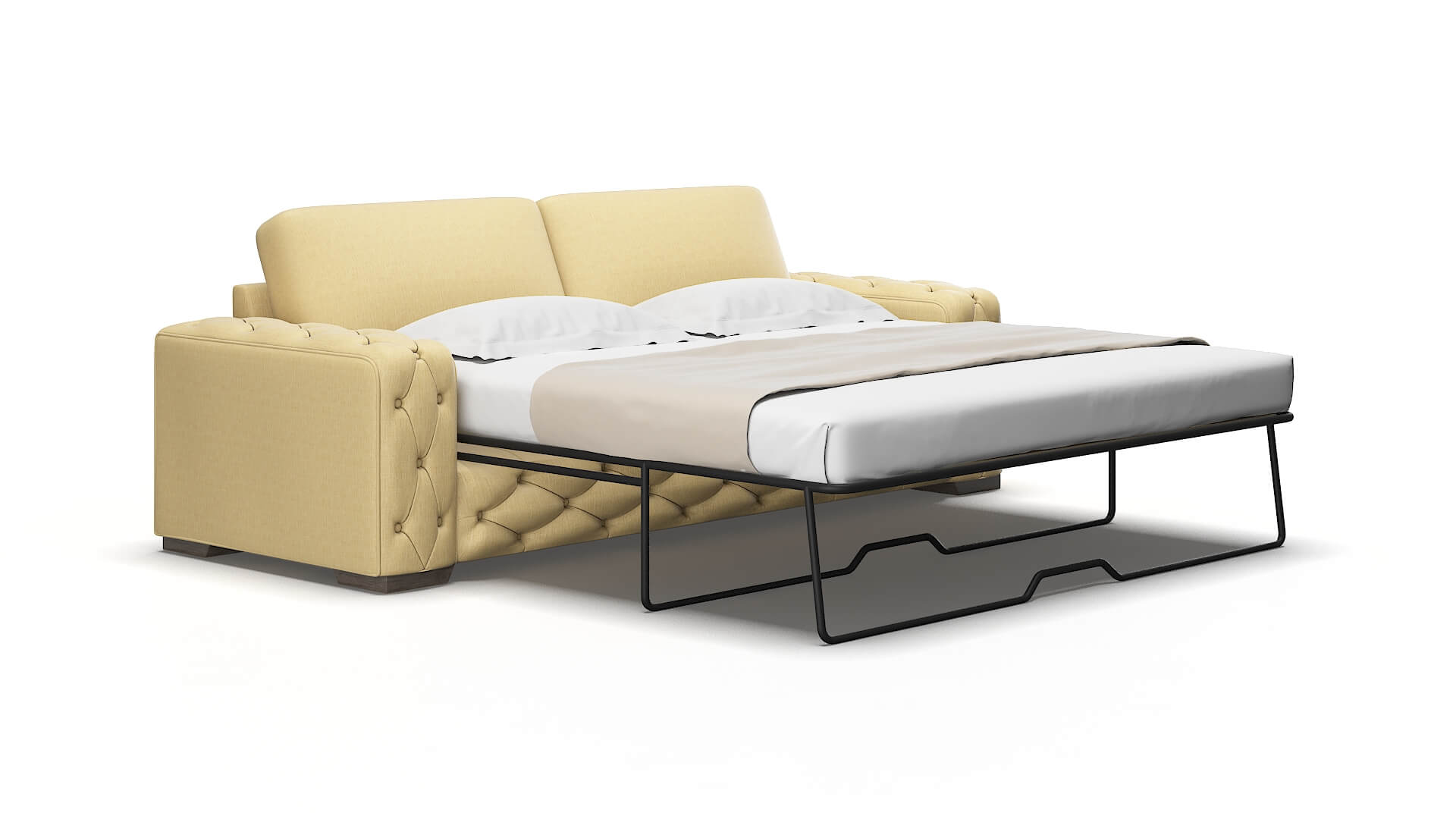 Windsor Malibu Maize Sofa Sleeper Espresso legs 2