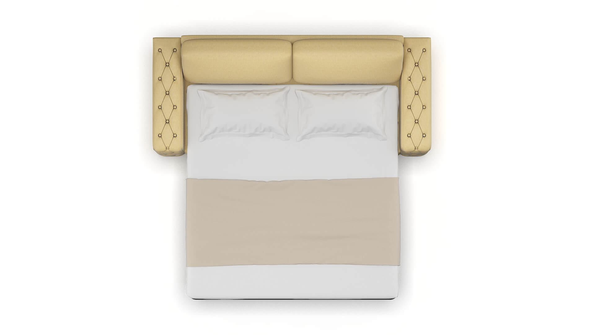 Windsor Malibu Maize Sofa Sleeper Espresso legs 3