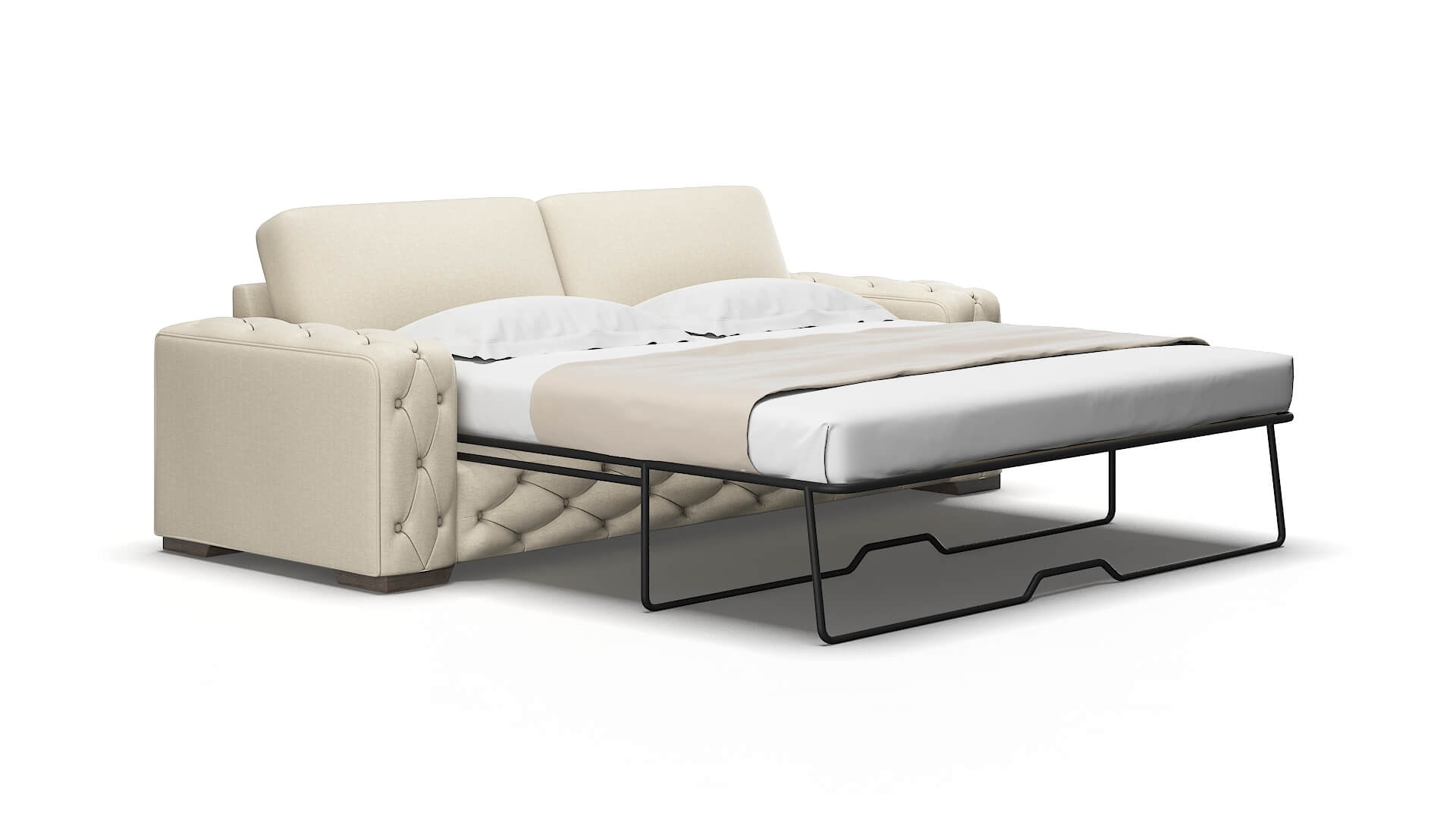 Windsor Malibu sand Sofa sleeper Espresso Legs  2