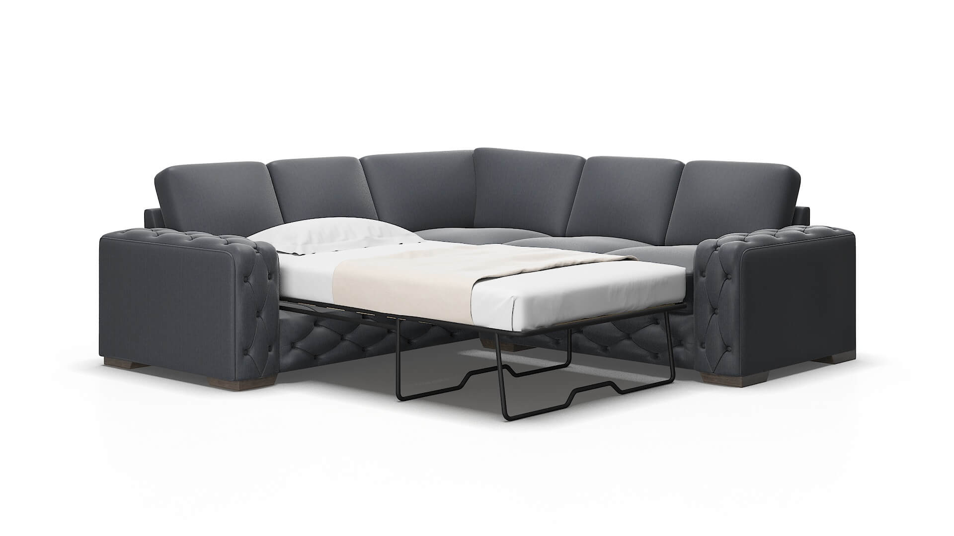 Windsor Malibu sea Sectional sleeper Espresso Legs  2