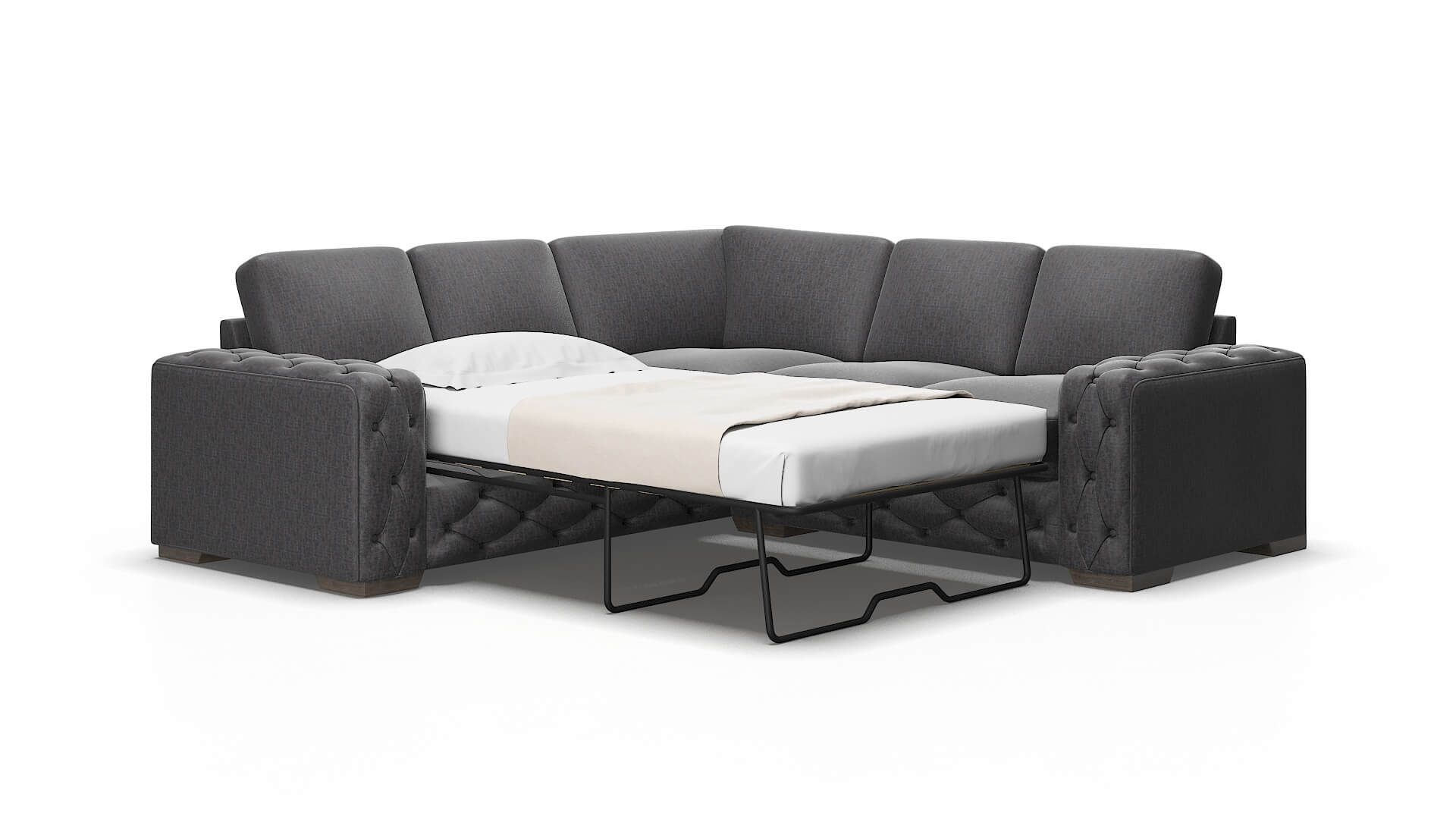 Windsor Marcy baltic Sectional sleeper Espresso Legs  2