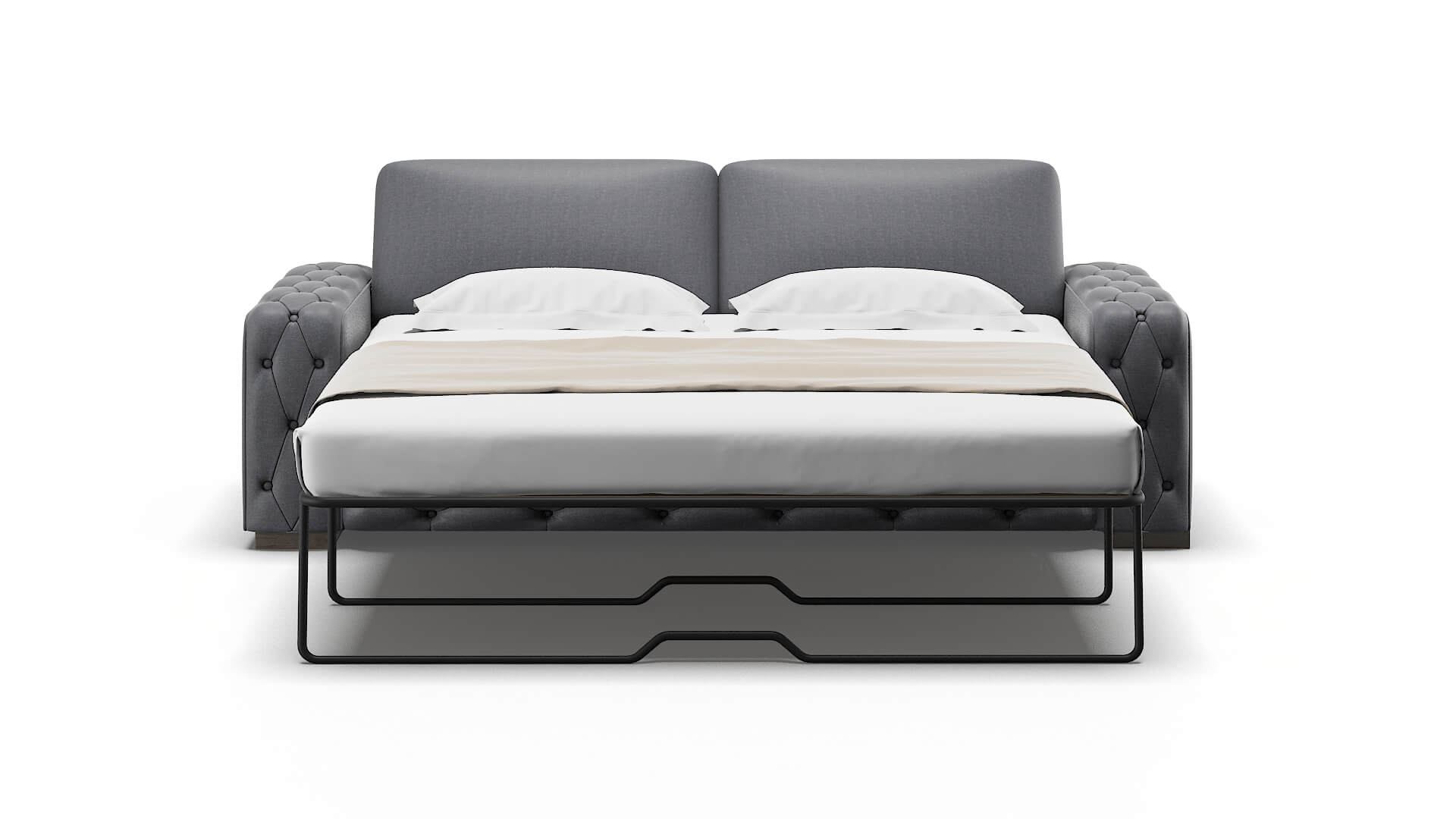 Windsor Notion Graphite Sofa Sleeper Espresso legs 1