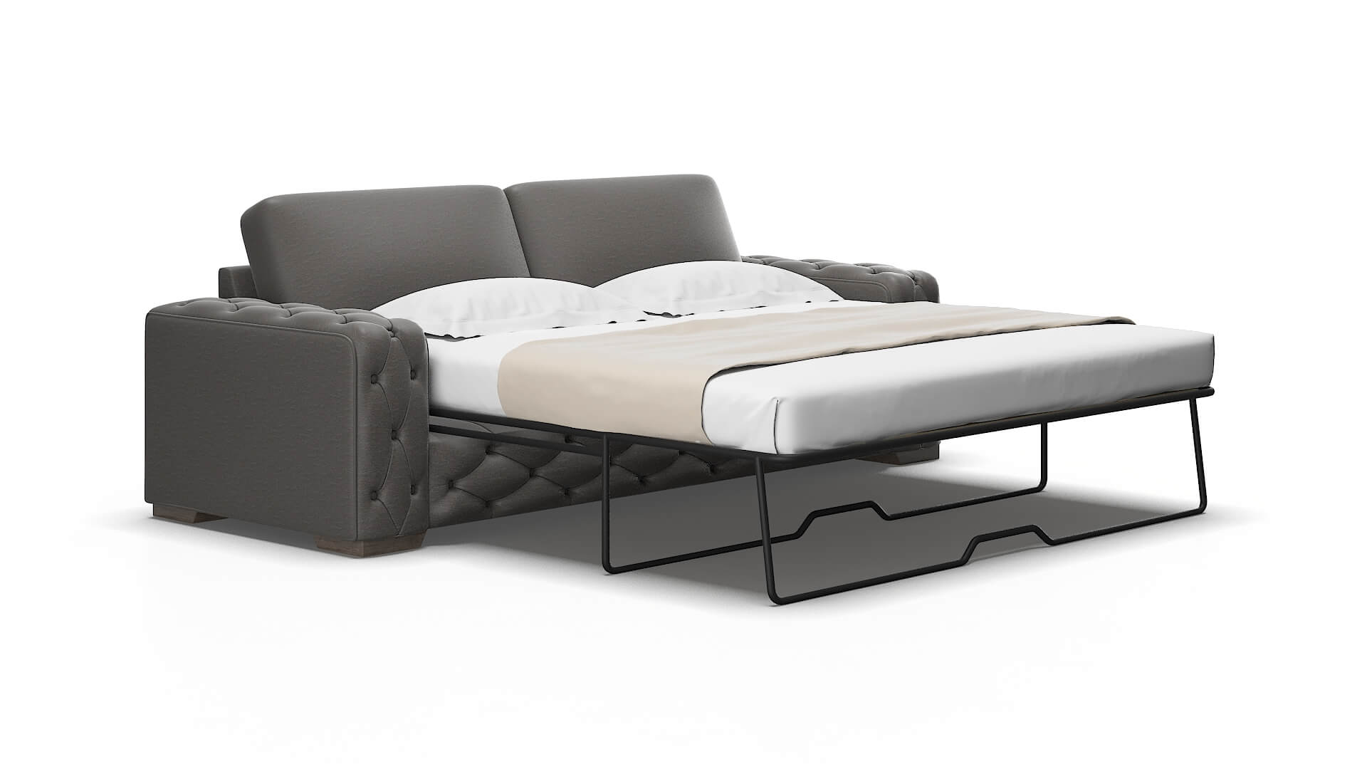 Windsor Oscar grey Sofa sleeper Espresso Legs  2