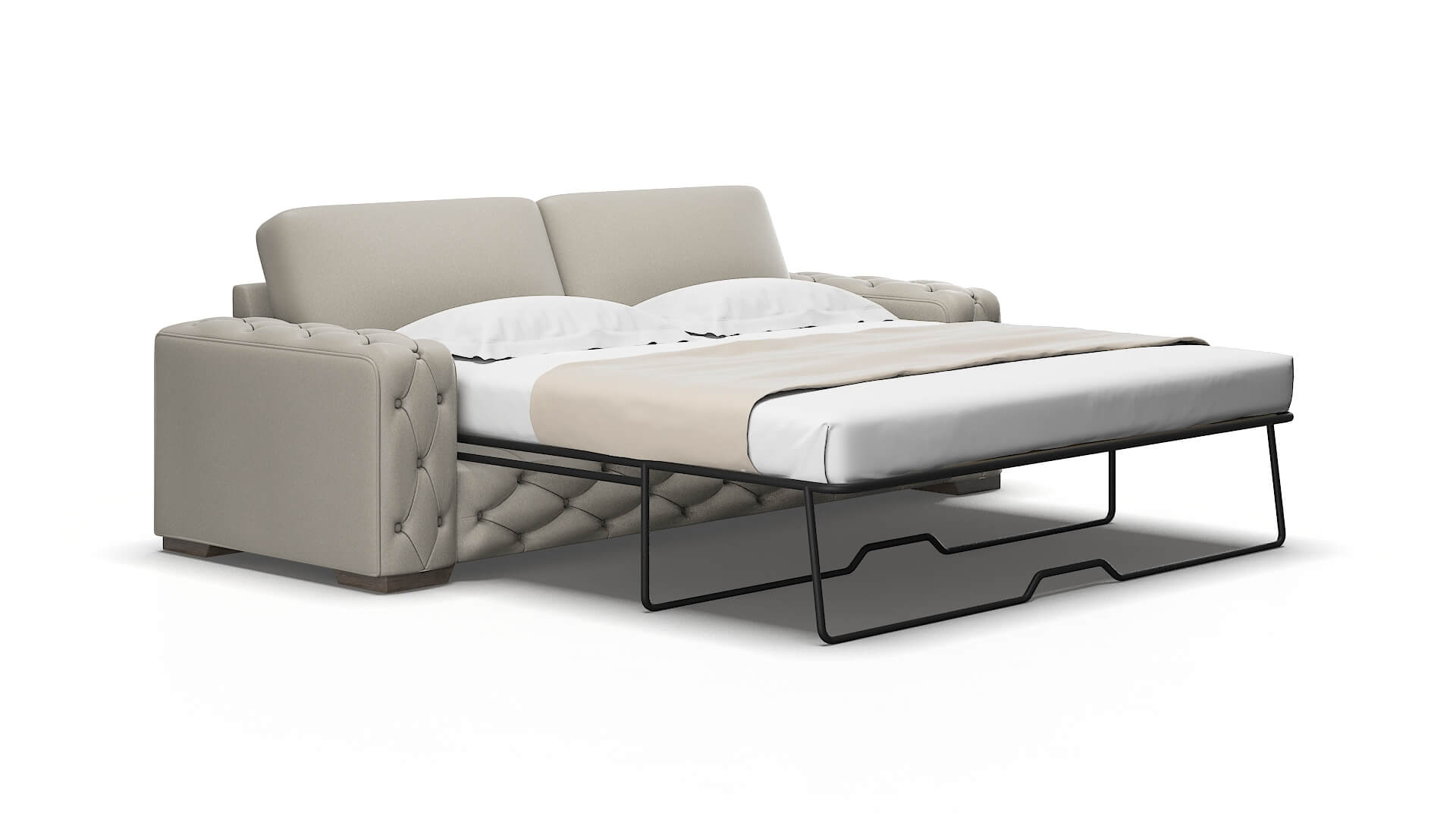 Windsor Oscar silver Sofa sleeper Espresso Legs  2