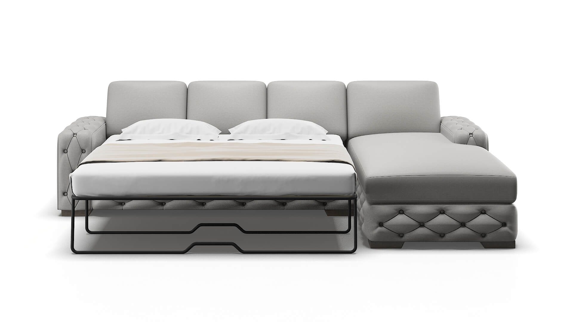 Windsor Parker Silver Panel Sleeper Espresso legs 1